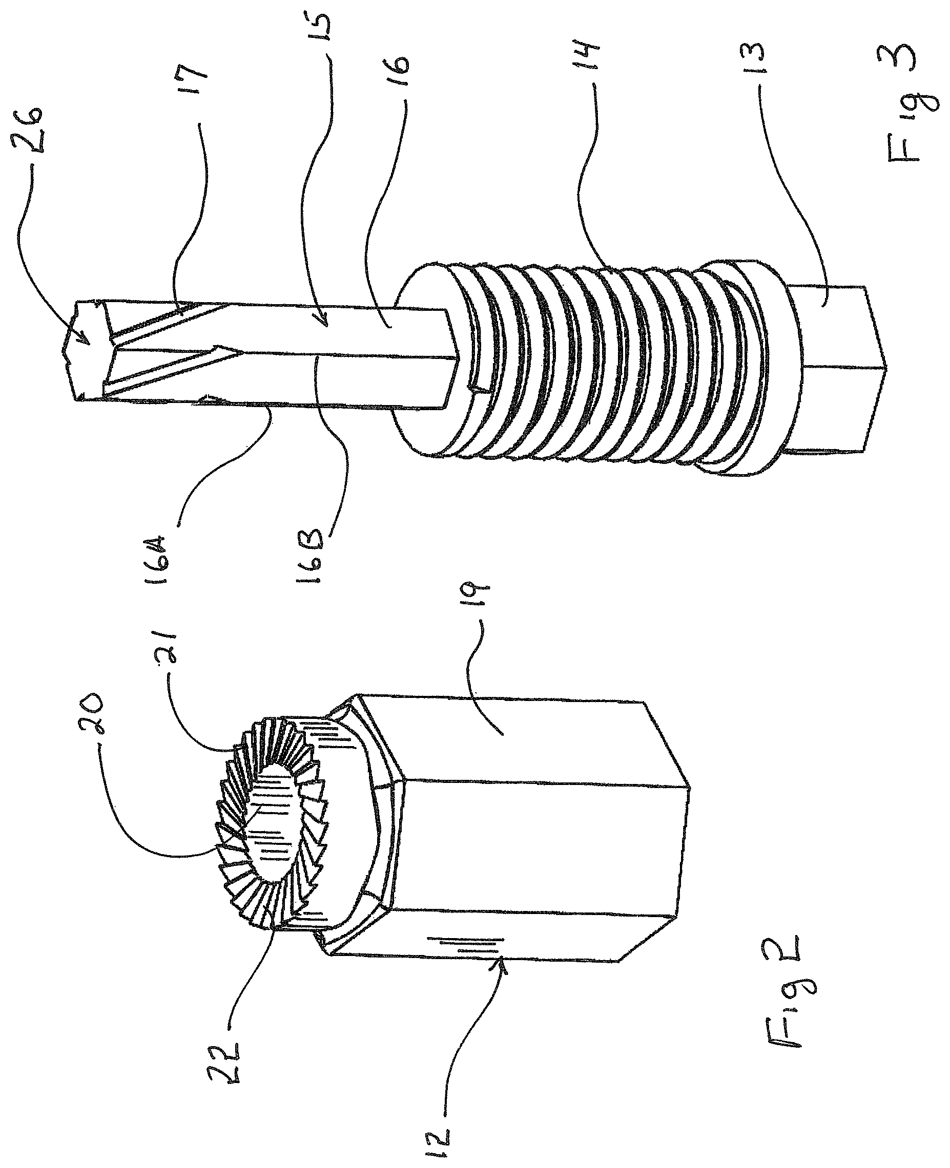 Patent US11787023 Figure 2 – Male fastener extractor device