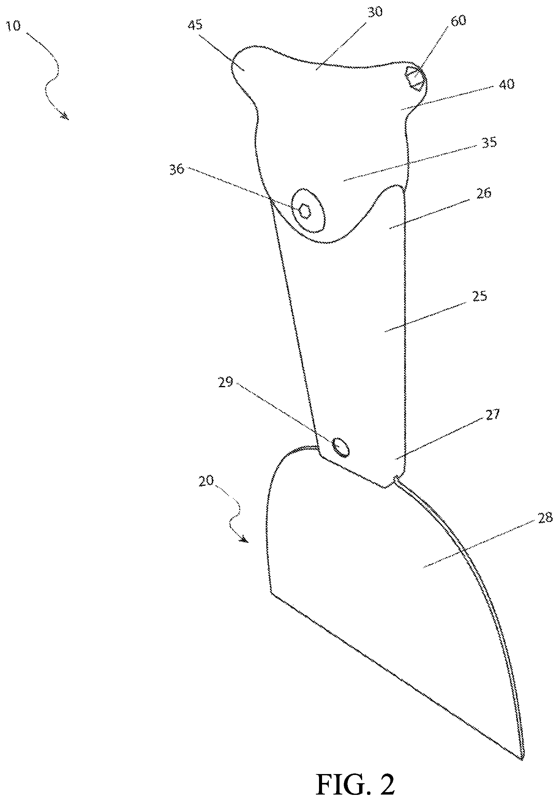 Patent US11787031 Figure 2 – Multi-functional drywall implement
