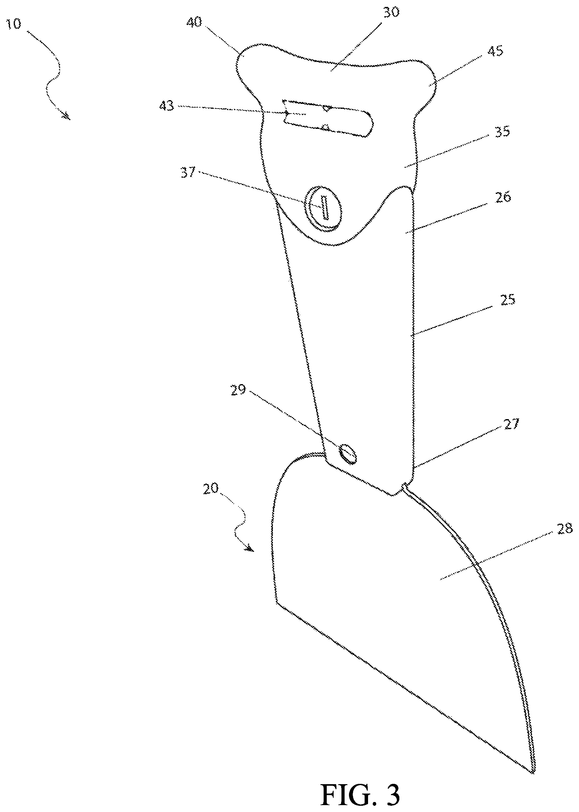 Patent US11787031 Figure 3 – Multi-functional drywall implement
