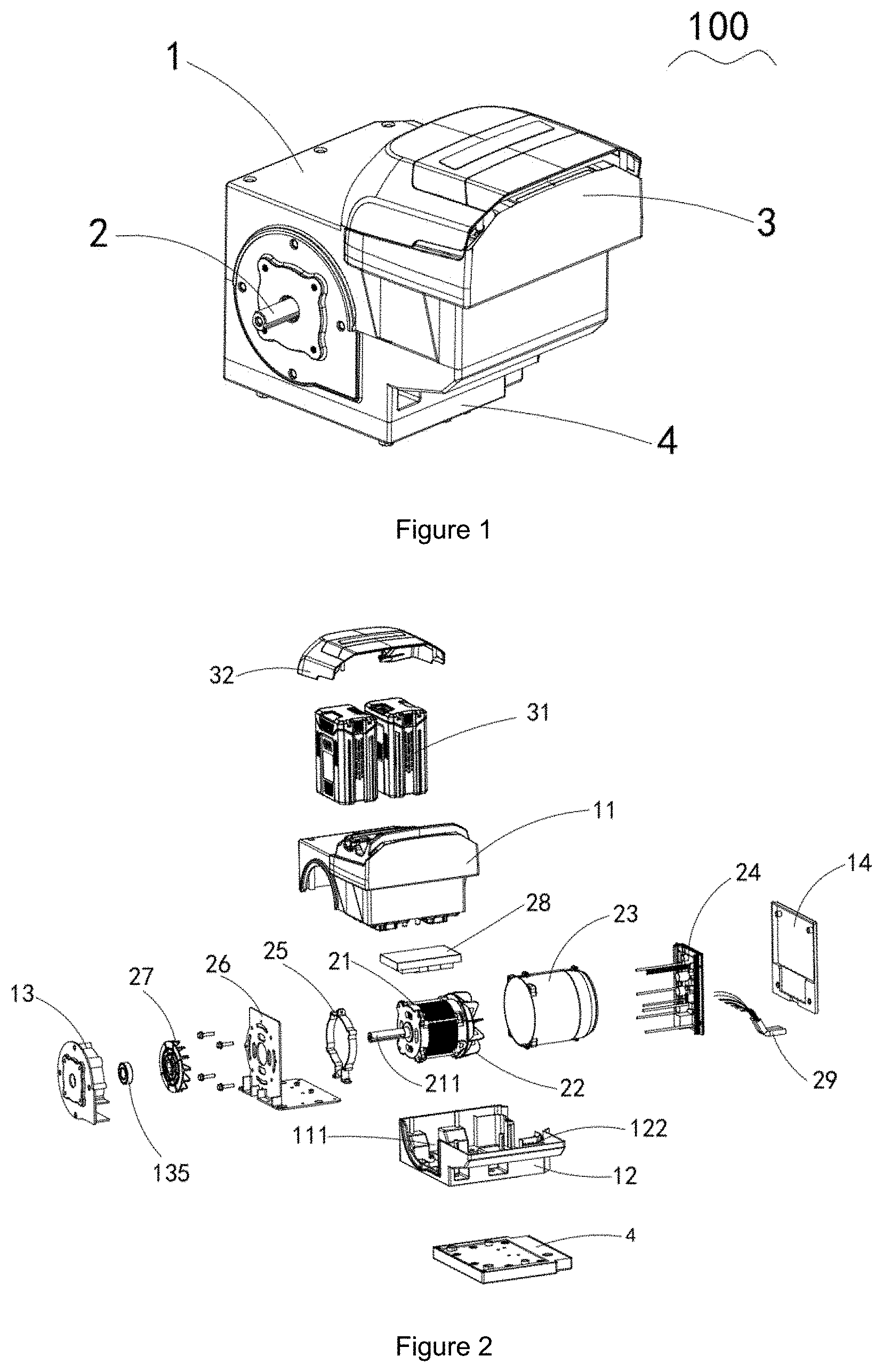 Patent US11787034 Figure 1 – Power head and outdoor power equipment using the same