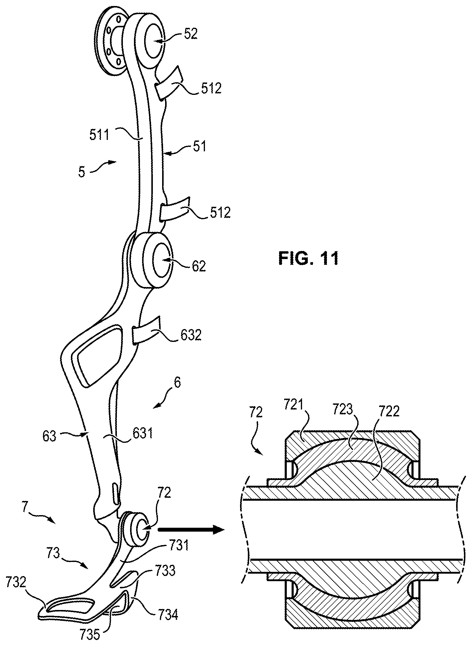 Patent US11787040 Figure 7 – Modular exoskeleton structure that provides force assistance to the user
