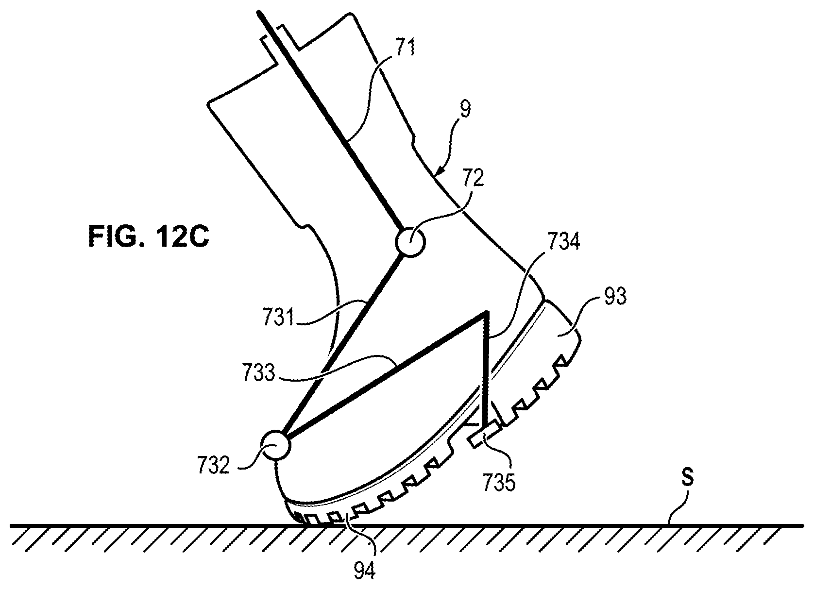 Patent US11787040 Figure 9 – Modular exoskeleton structure that provides force assistance to the user