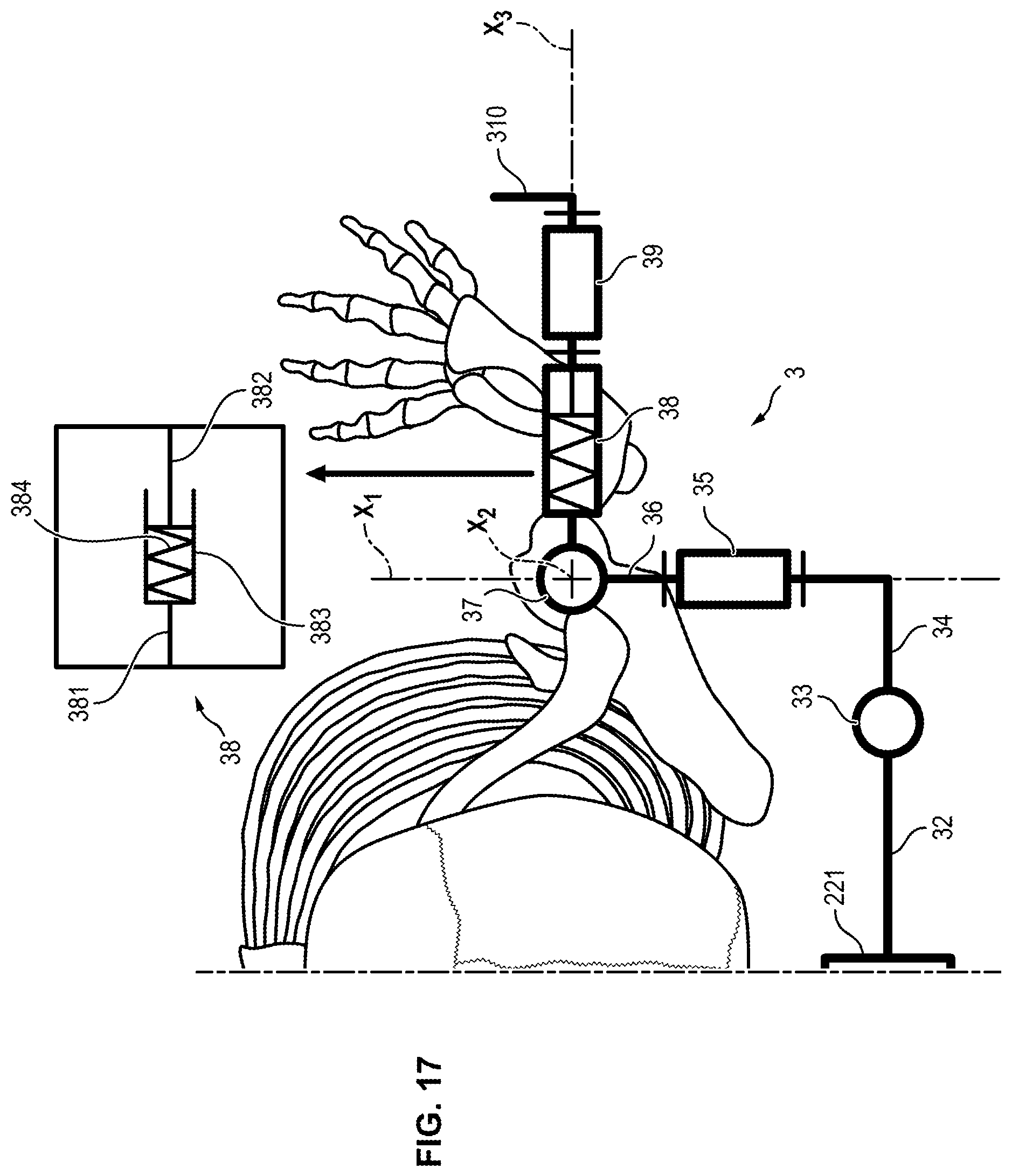 Patent US11787040 Figure 14 – Modular exoskeleton structure that provides force assistance to the user