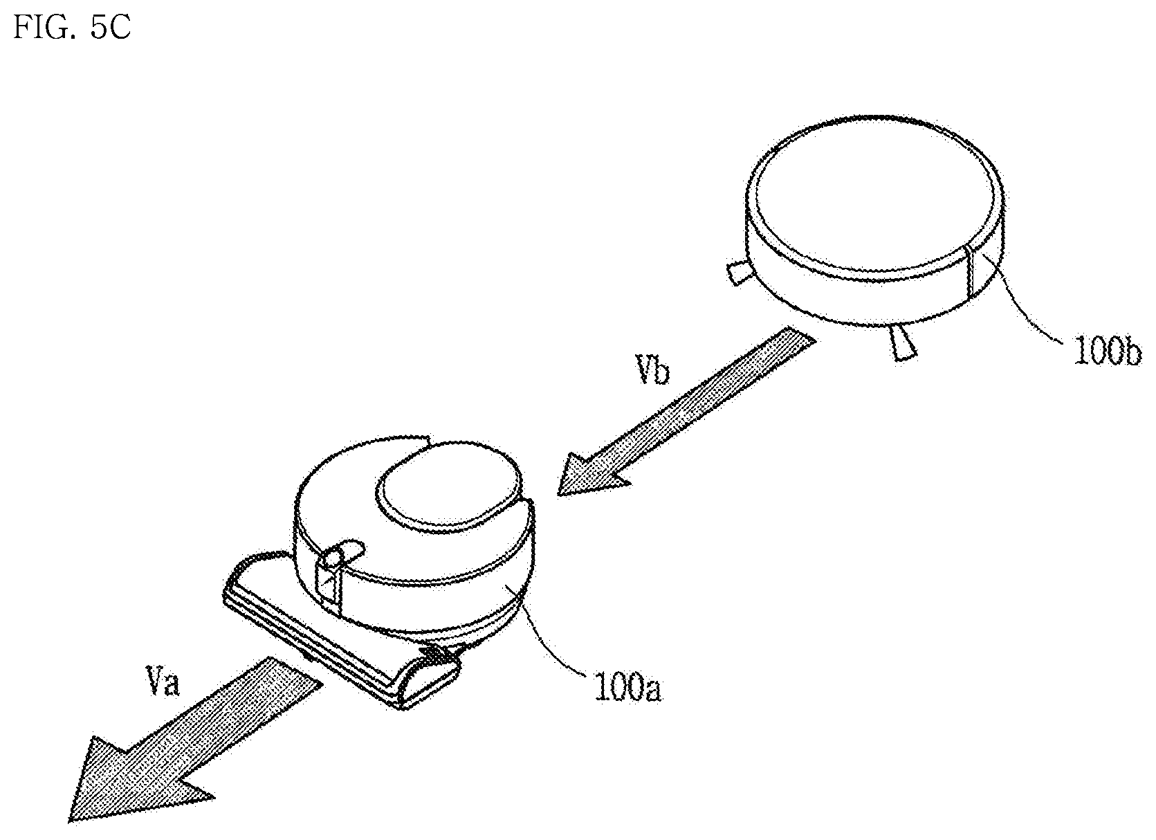 Patent US11787041 Figure 7 – Mobile robot and method of controlling a plurality of mobile robots