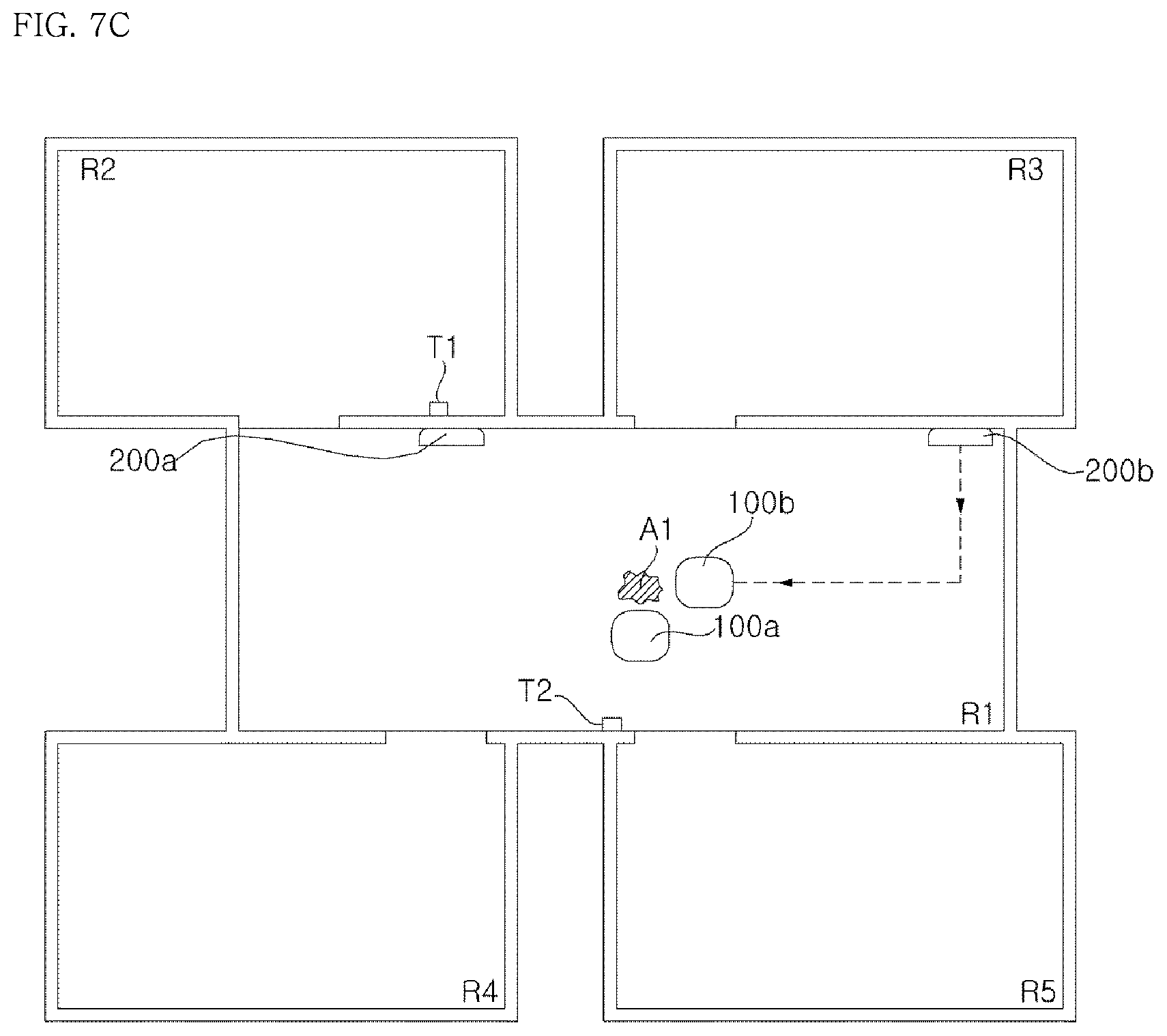 Patent US11787041 Figure 11 – Mobile robot and method of controlling a plurality of mobile robots