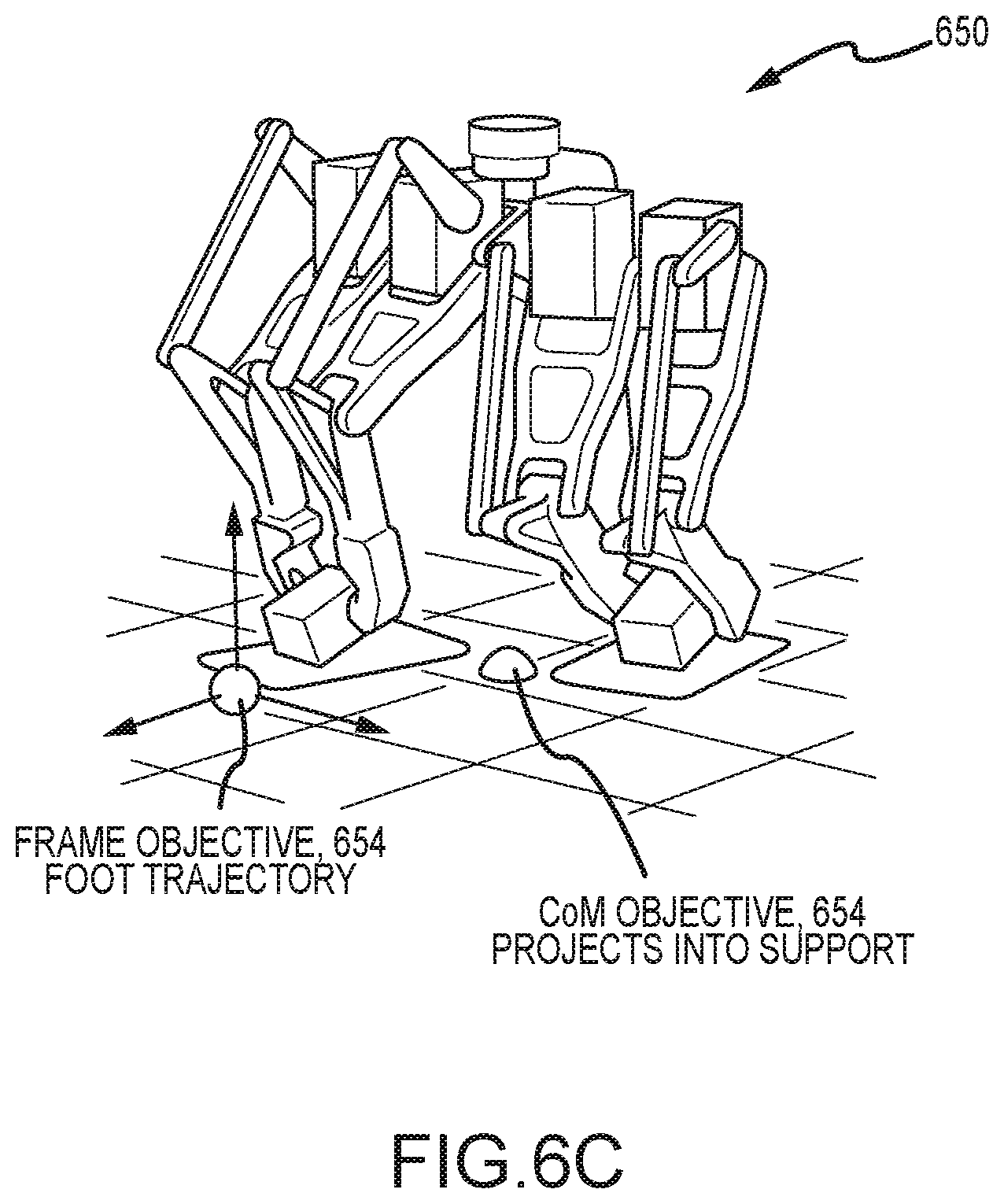 Patent US11787045 Figure 7 – Robot with an inverse kinematics (IK)-based controller for retargeting input motions