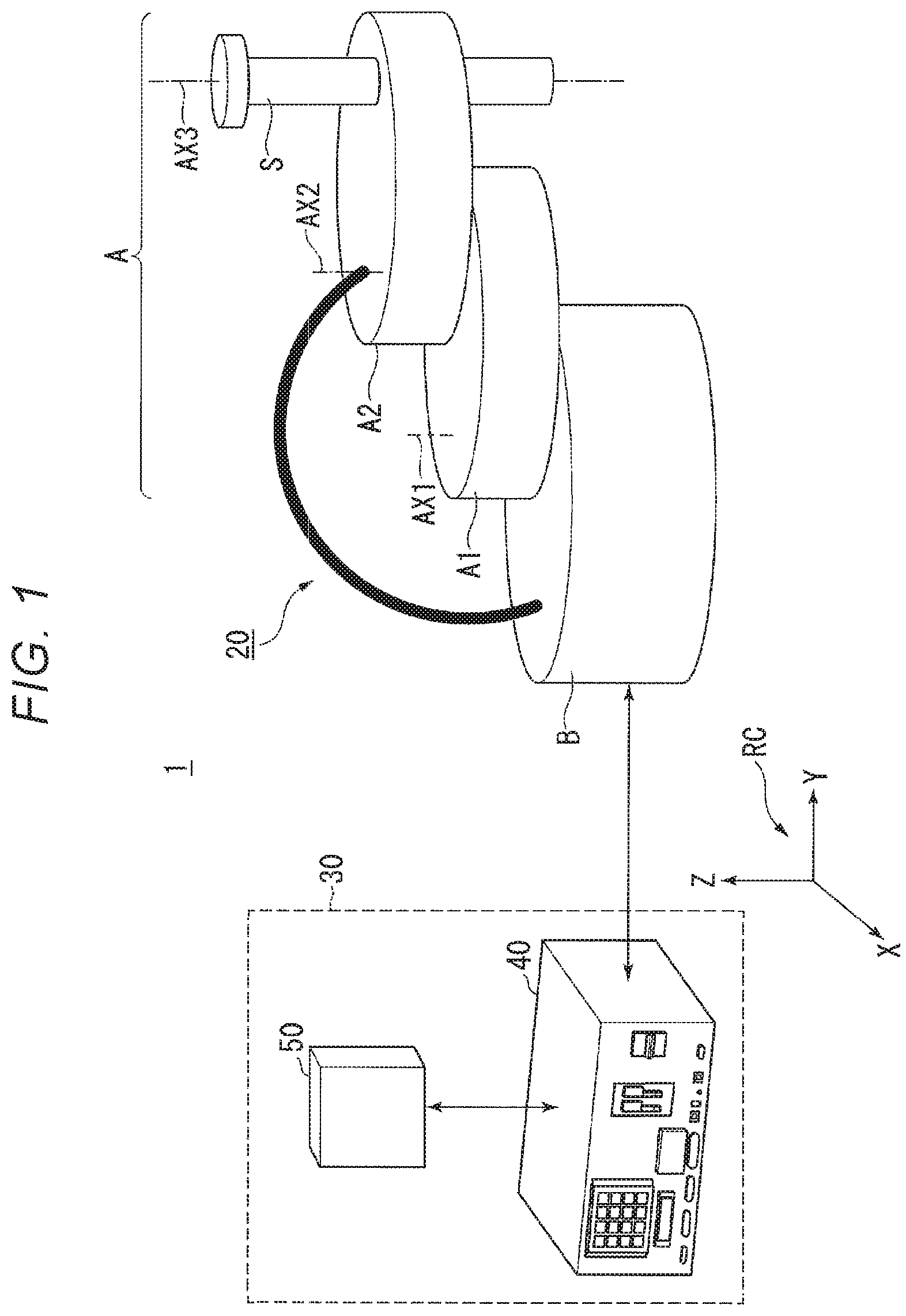 Patent US11787046 Figure 1 – Control device, robot system, and display method