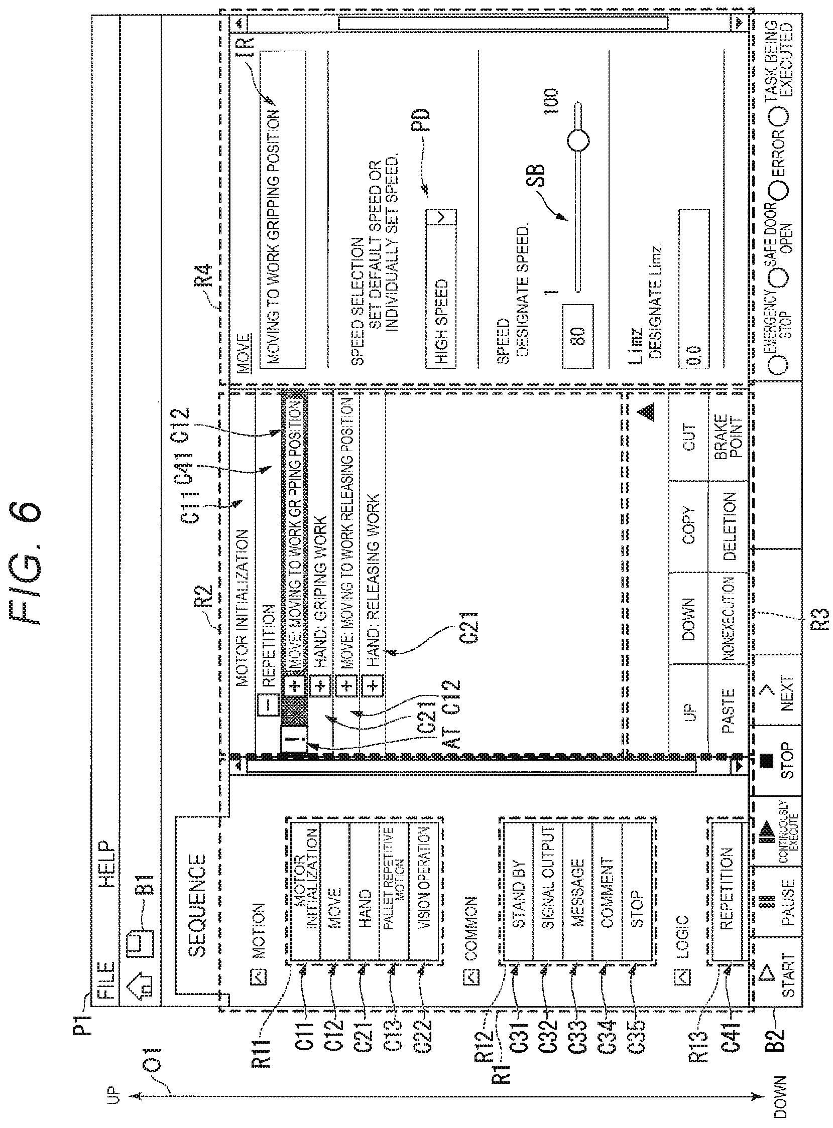 Patent US11787046 Figure 5 – Control device, robot system, and display method
