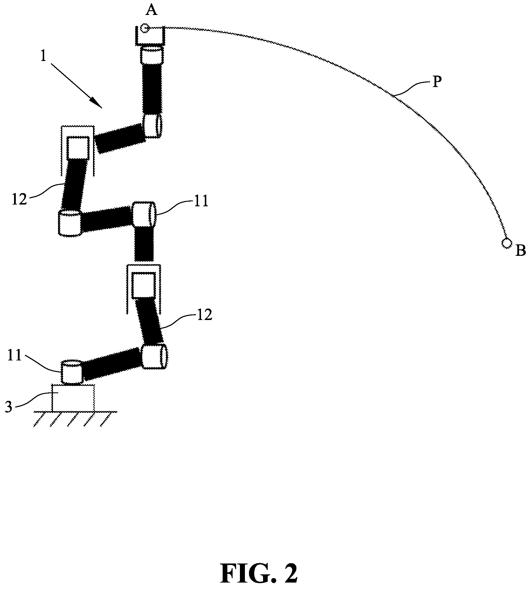 Patent US11787056 Figure 2 – Robot arm obstacle avoidance method and robot arm obstacle avoidance system