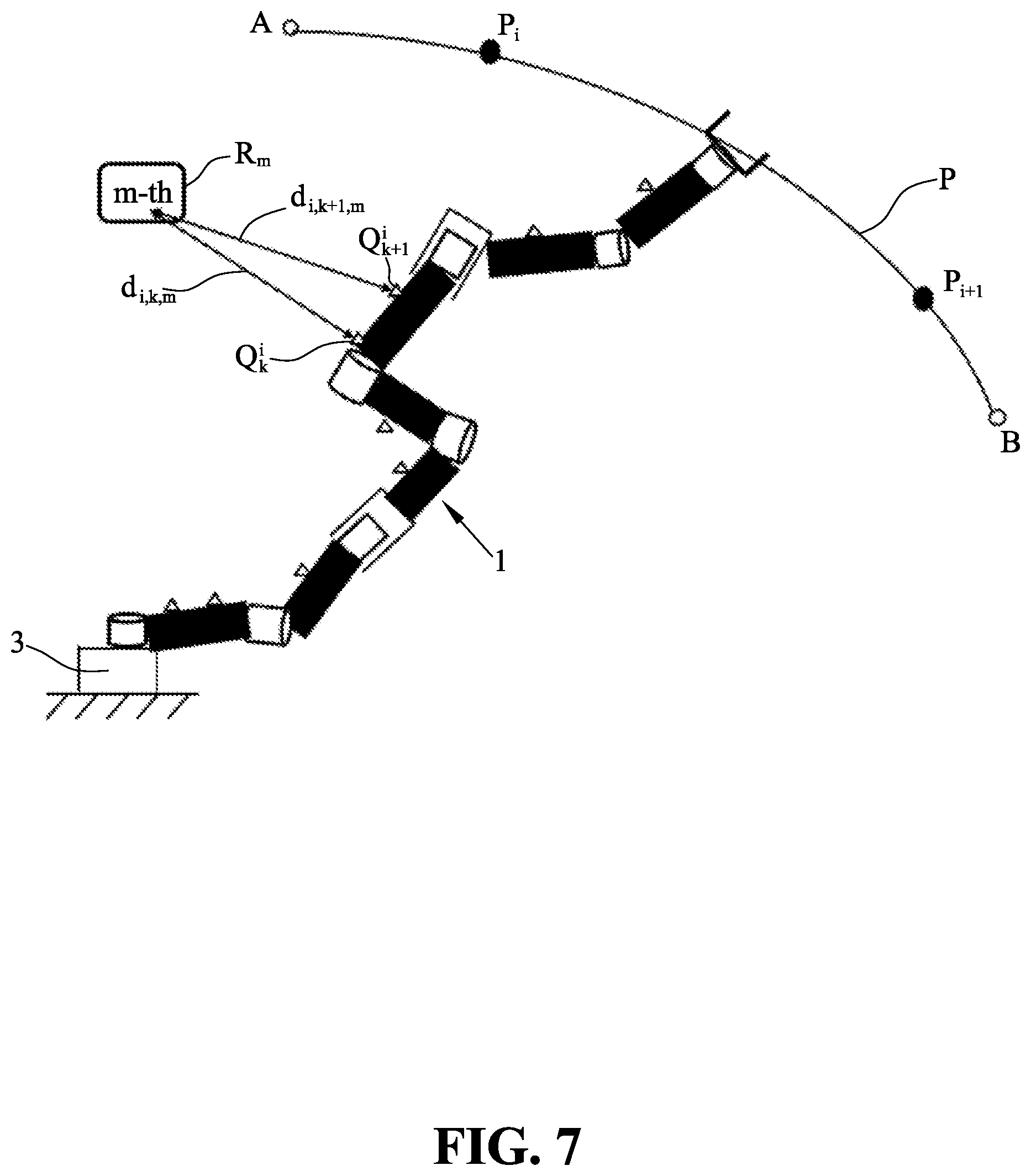 Patent US11787056 Figure 7 – Robot arm obstacle avoidance method and robot arm obstacle avoidance system