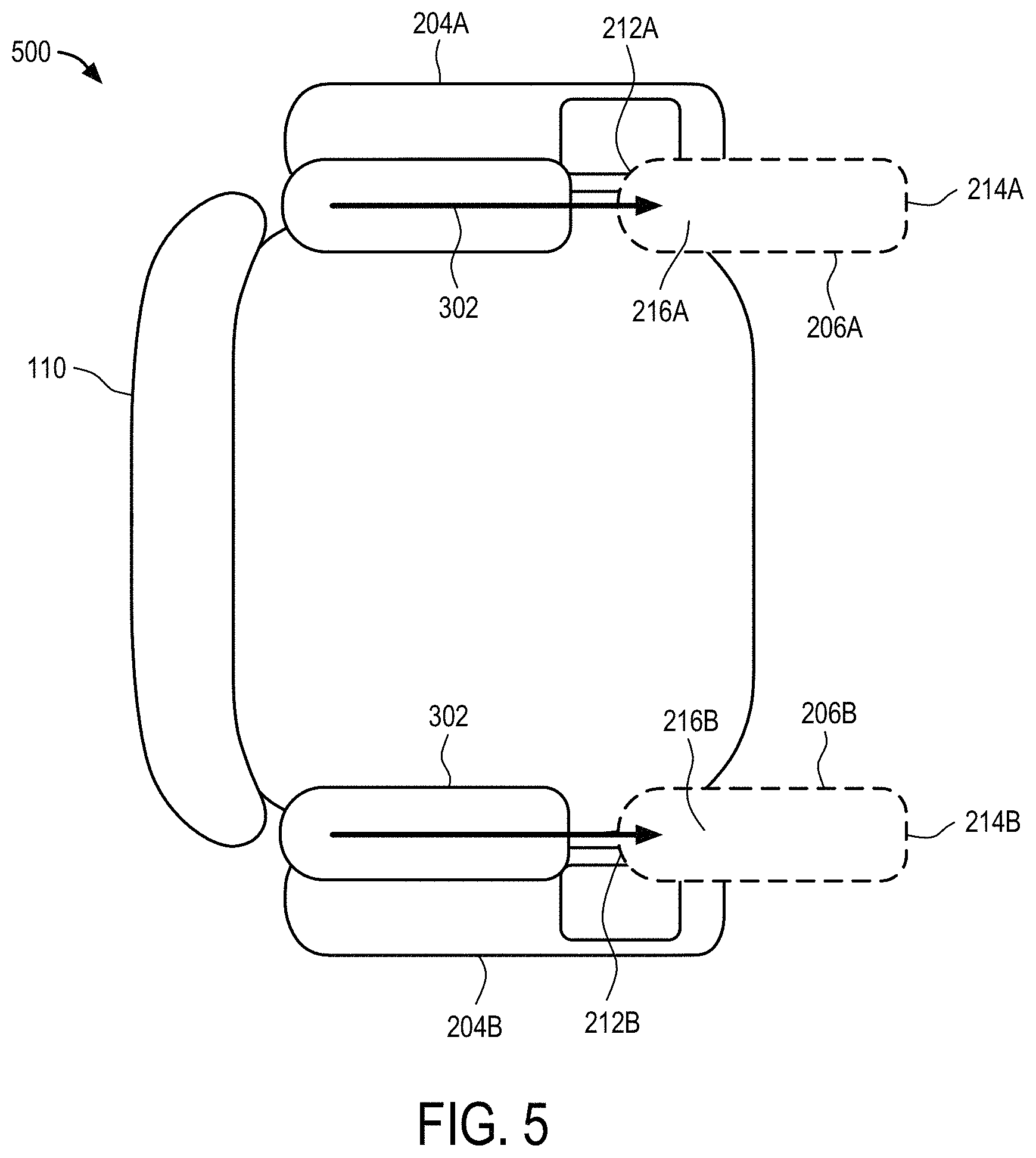 Patent US11787063 Figure 5 – Linear lock and adjustable arm support system