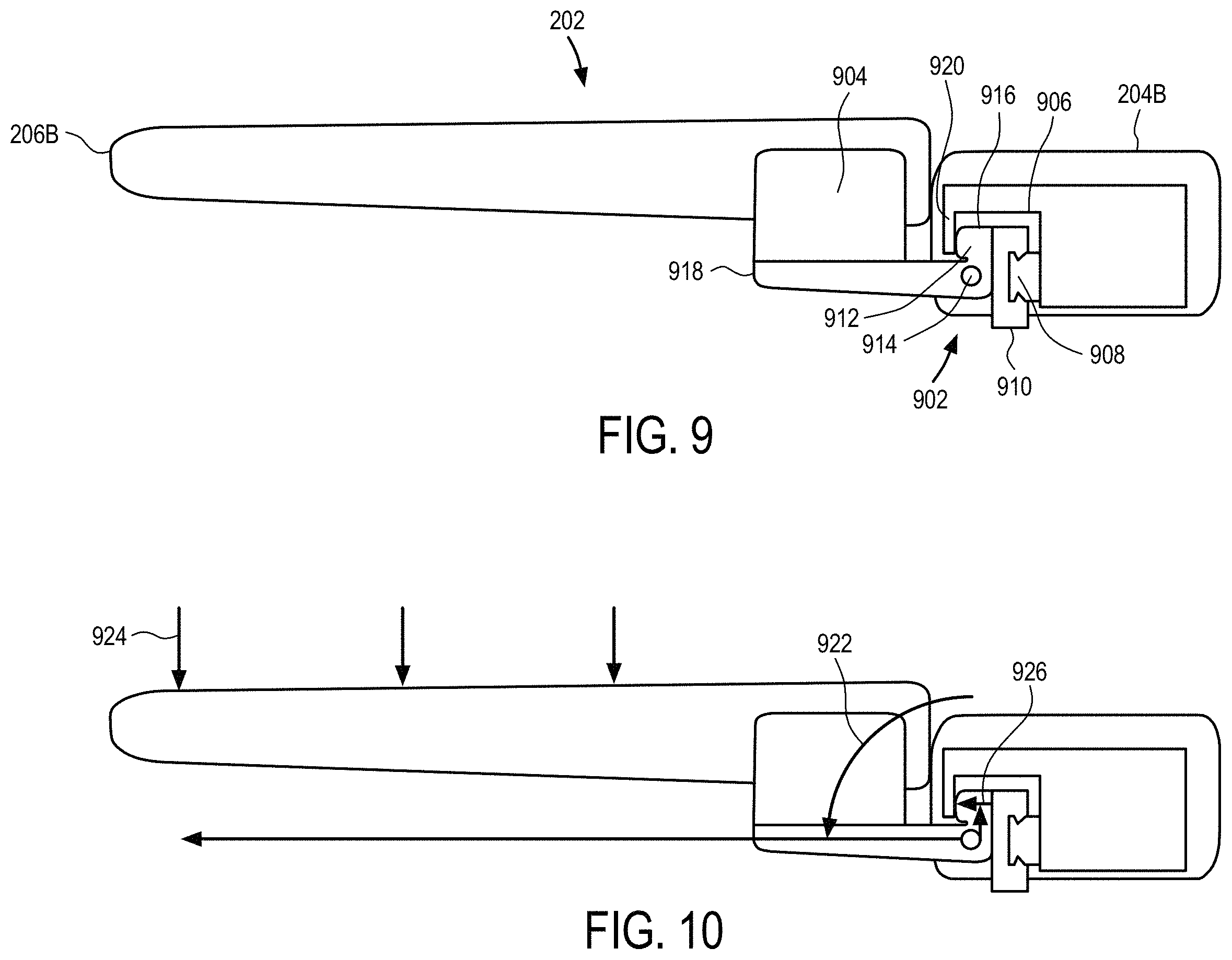 Patent US11787063 Figure 9 – Linear lock and adjustable arm support system