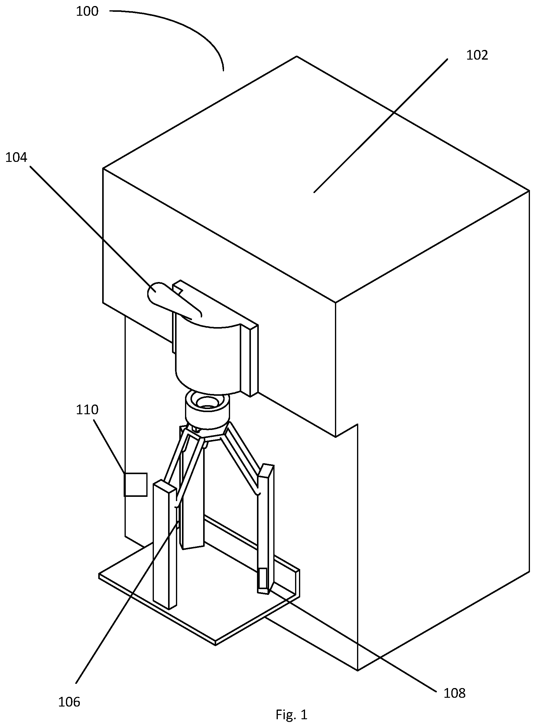 Patent US11787064 Figure 1 – Mass-controlled viscous material deposition system, apparatus and method