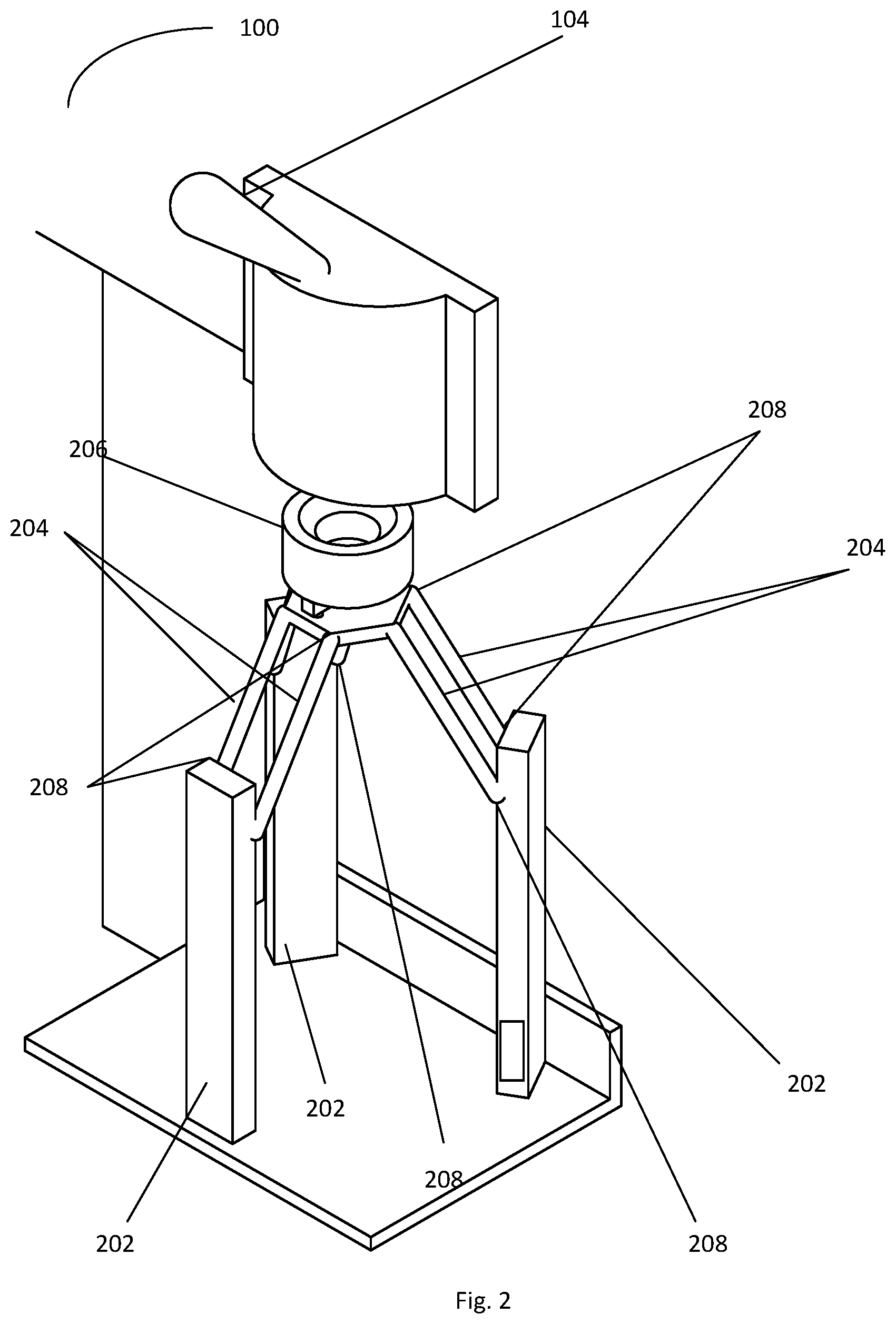 Patent US11787064 Figure 2 – Mass-controlled viscous material deposition system, apparatus and method