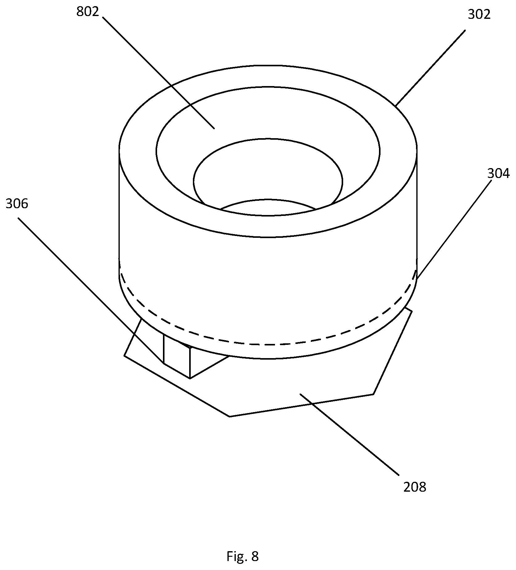 Patent US11787064 Figure 8 – Mass-controlled viscous material deposition system, apparatus and method