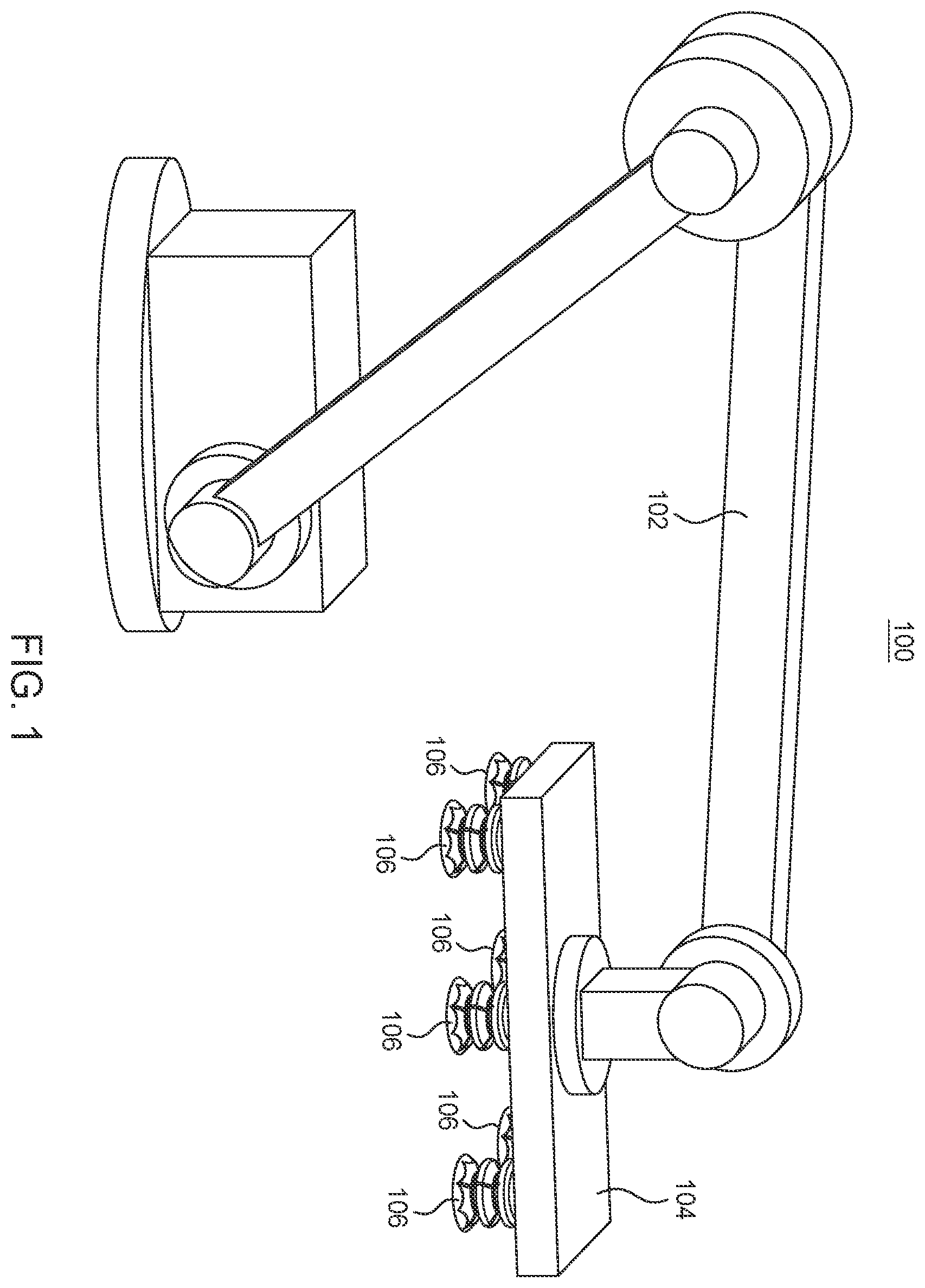 Patent US11787067 — Suction cup design for varying packages — Figure 1