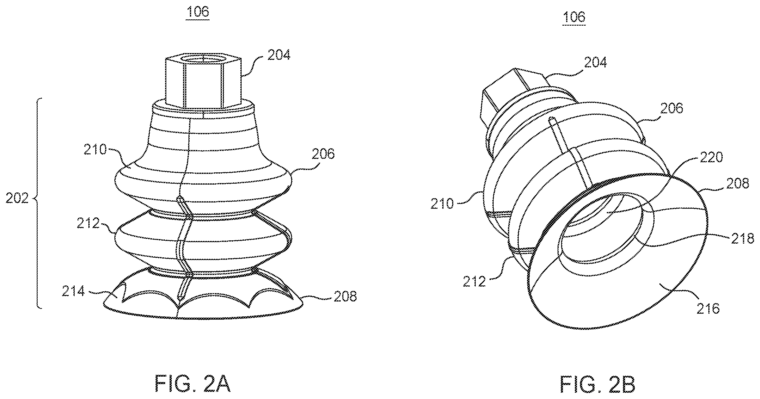 Patent US11787067 Figure 2 – Suction cup design for varying packages
