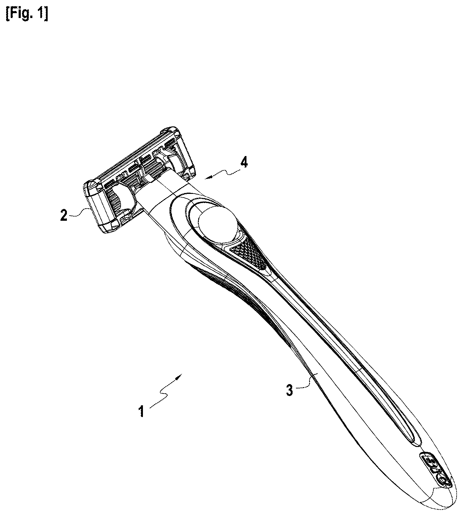 Patent US11787074 Figure 1 – Mechanical assembly of a skin care device, skin care device and process for manufacturing thereof