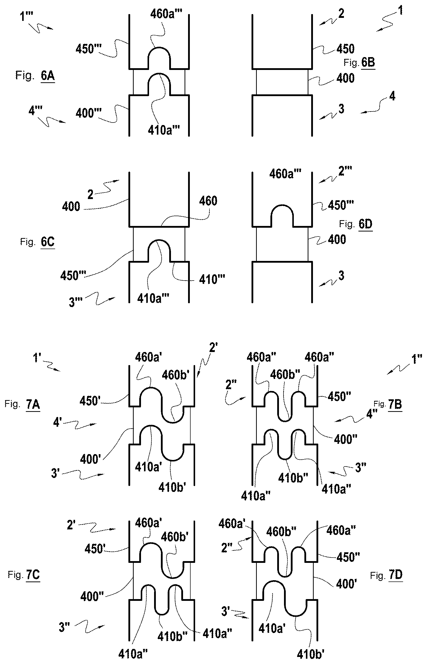 Patent US11787074 Figure 6 – Mechanical assembly of a skin care device, skin care device and process for manufacturing thereof