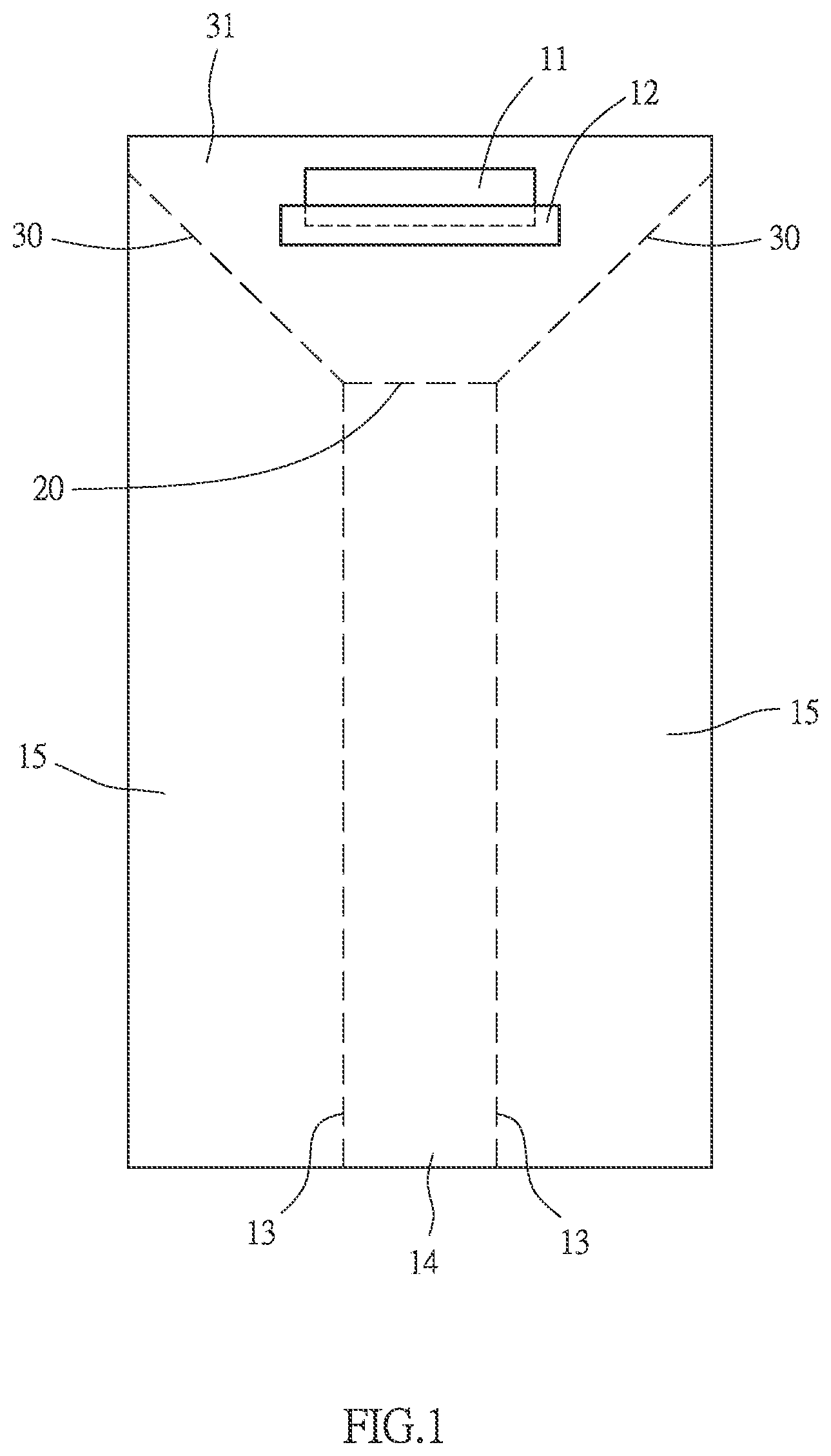 Patent US11787075 — Foldable environmentally friendly razor — Figure 1