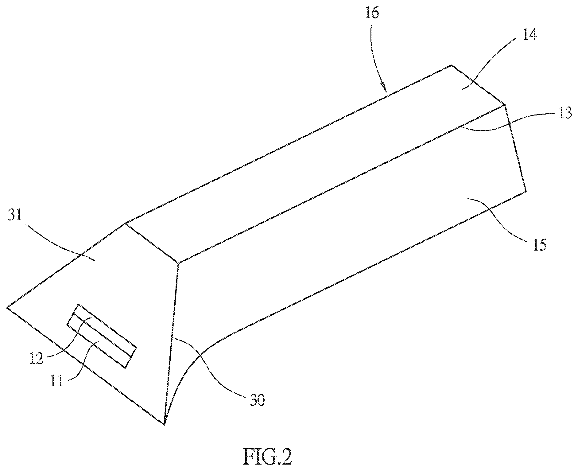 Patent US11787075 Figure 2 – Foldable environmentally friendly razor