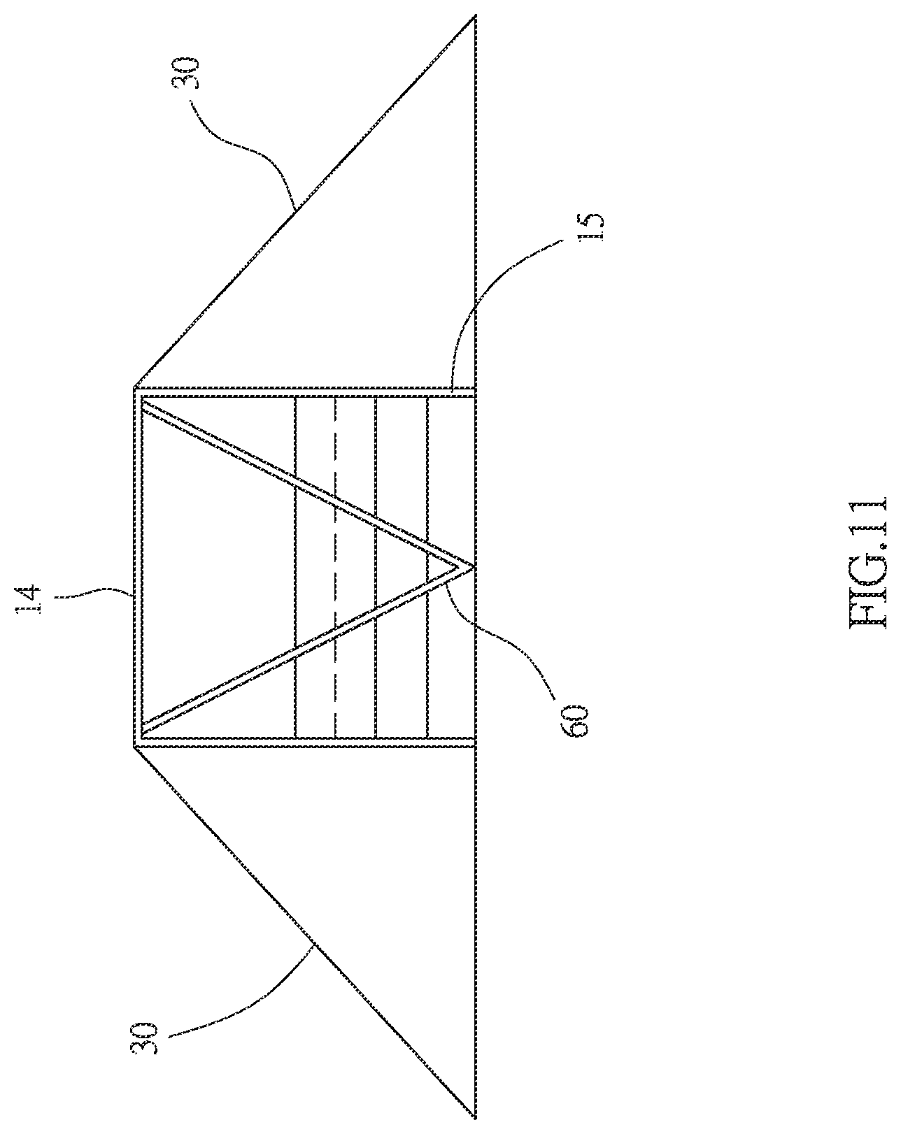 Patent US11787075 Figure 11 – Foldable environmentally friendly razor