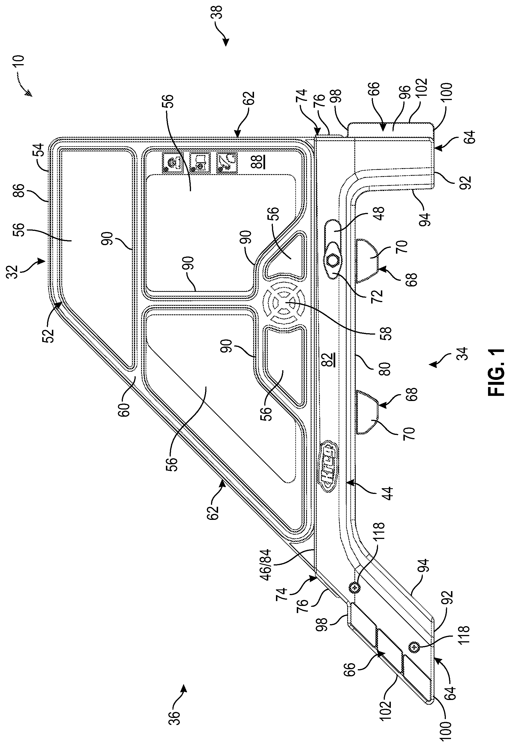 Patent US11787078 Figure 1 – Portable cross cut system