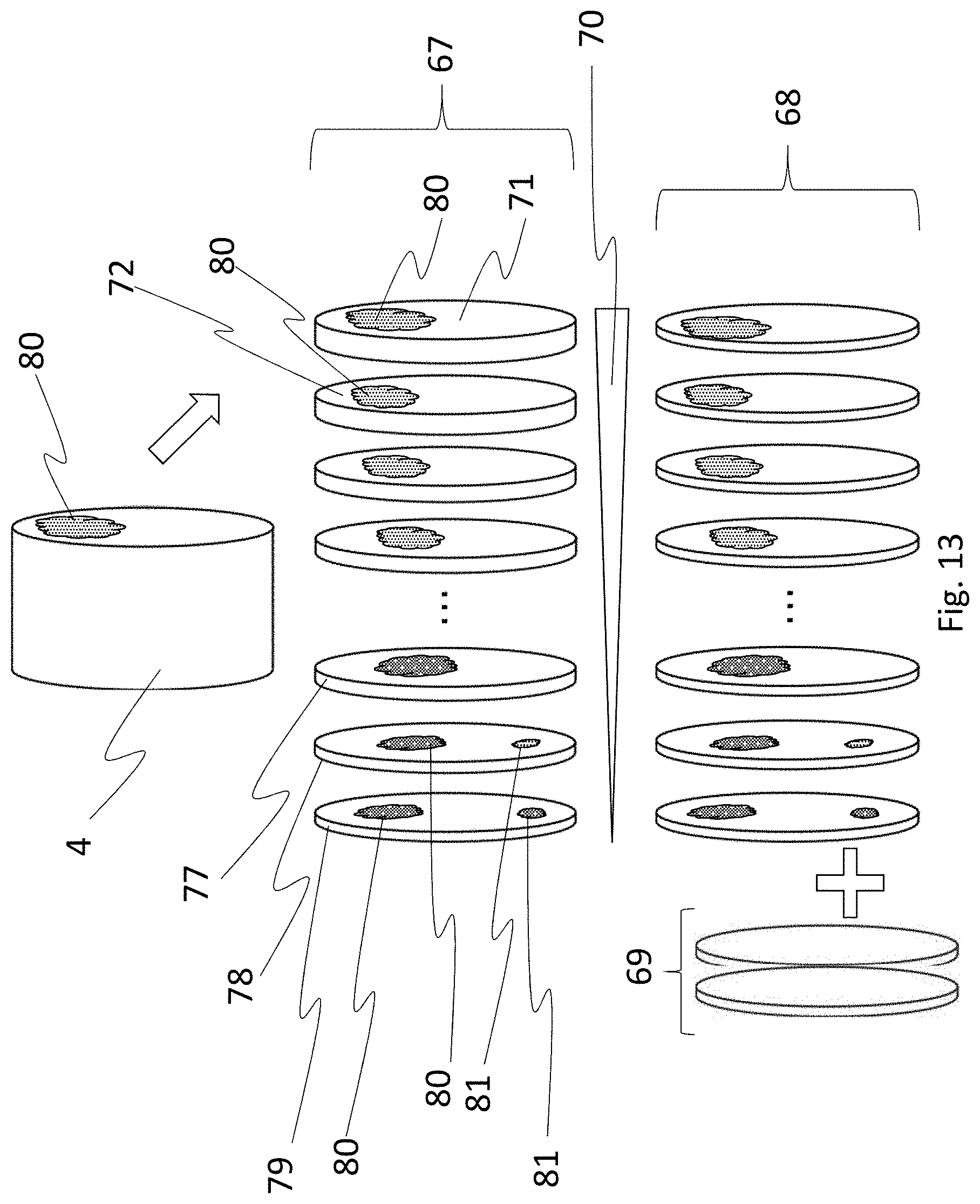 Patent US11787083 Figure 13 – Production facility for separating wafers from donor substrates