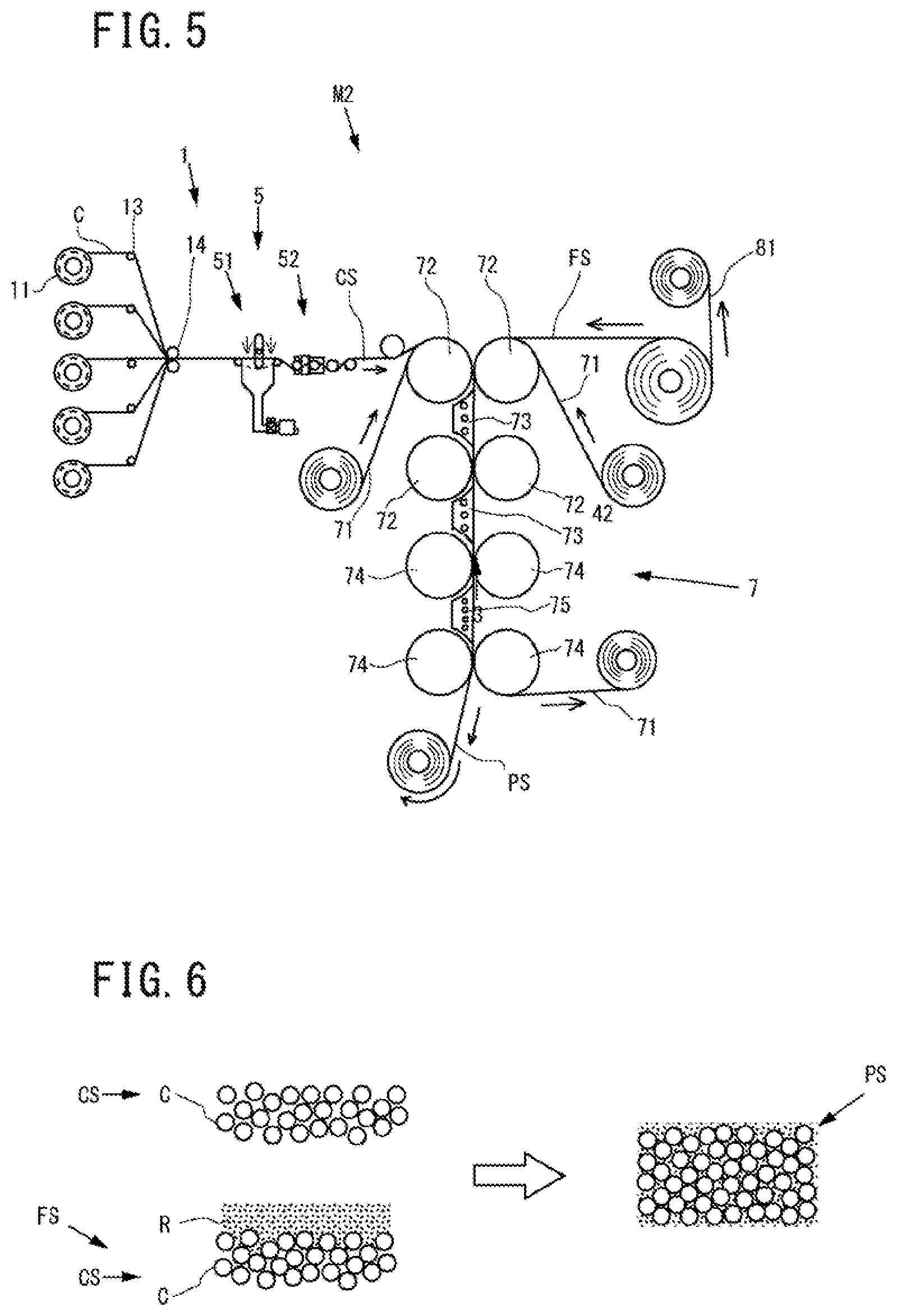 Patent US11787086 Figure 4 – Molding method and molding device for composite sheet