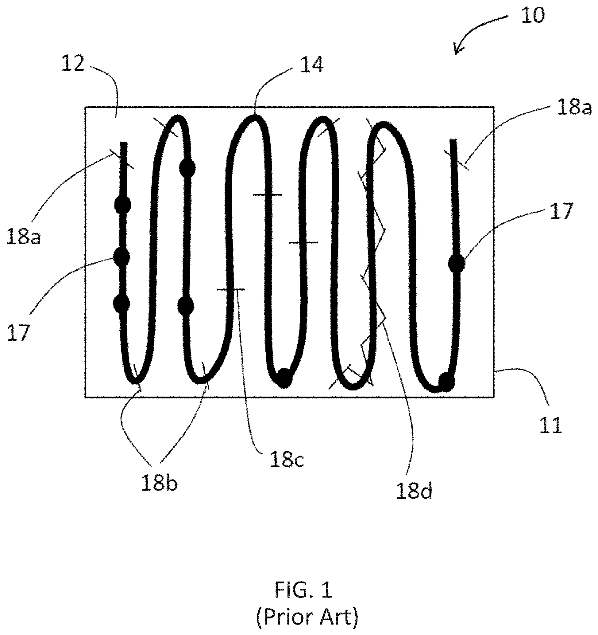 Patent US11787087 Figure 1 – Three dimensional preform created by preconsolidation of thermal plastic stitched sheet