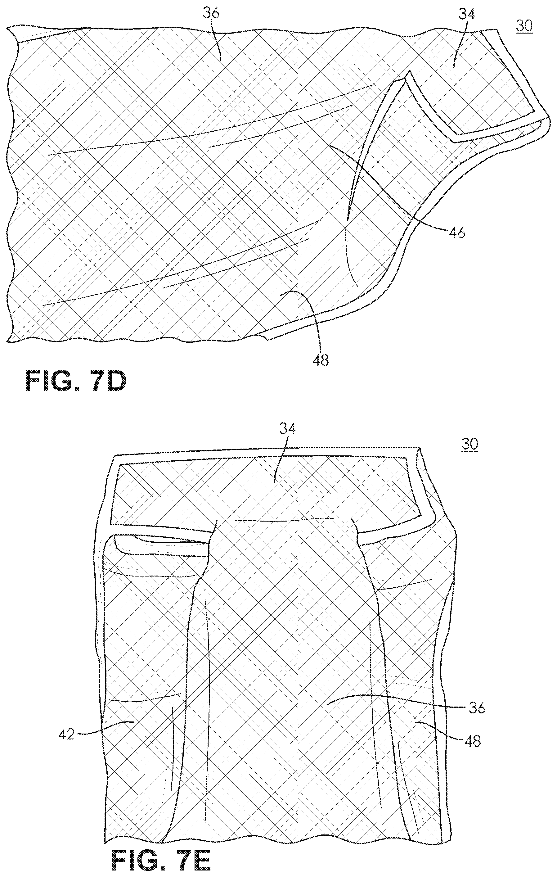 Patent US11787087 Figure 8 – Three dimensional preform created by preconsolidation of thermal plastic stitched sheet