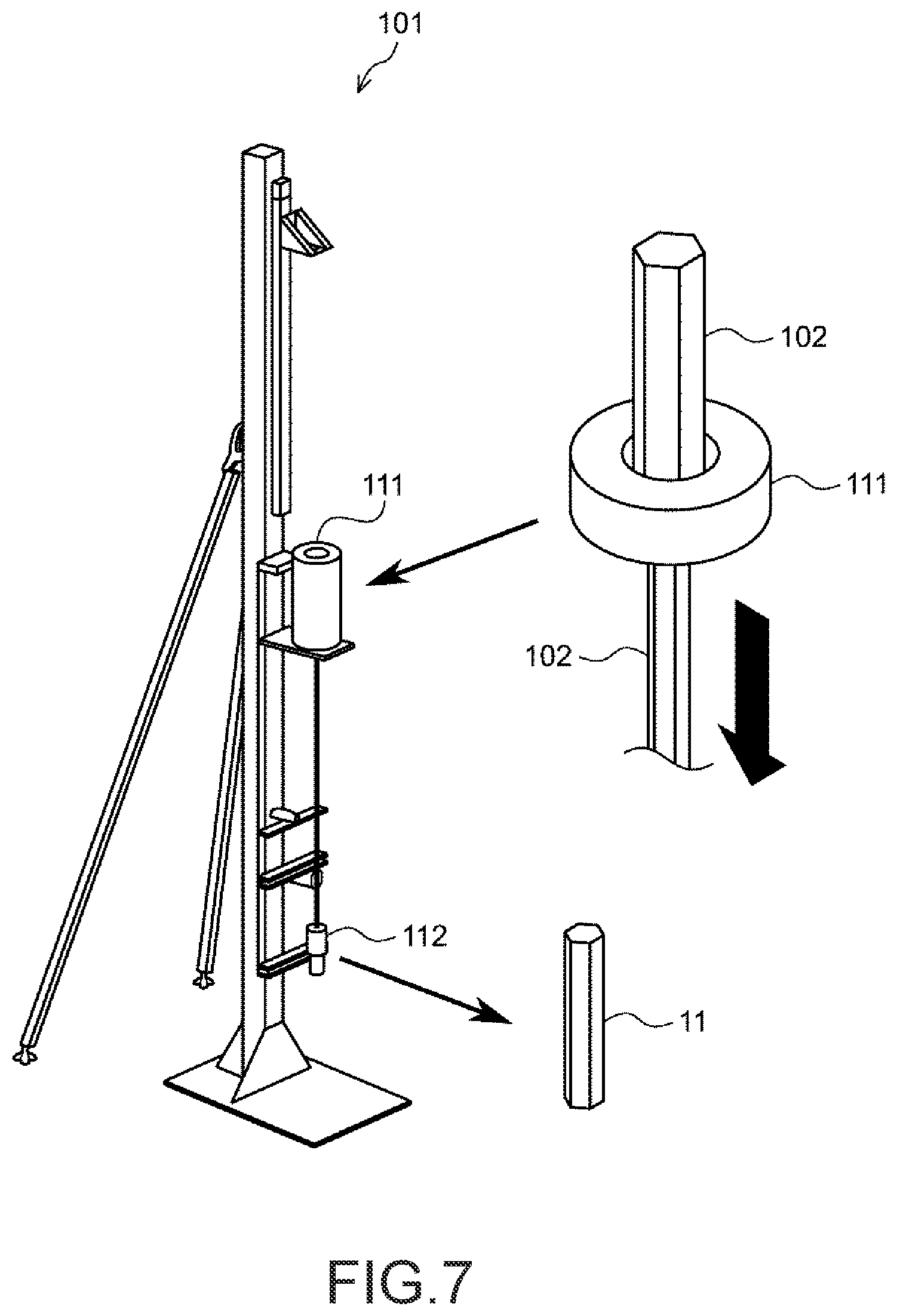 Patent US11787089 Figure 7 – Method of producing an optical member including an alignment of canes into a jig