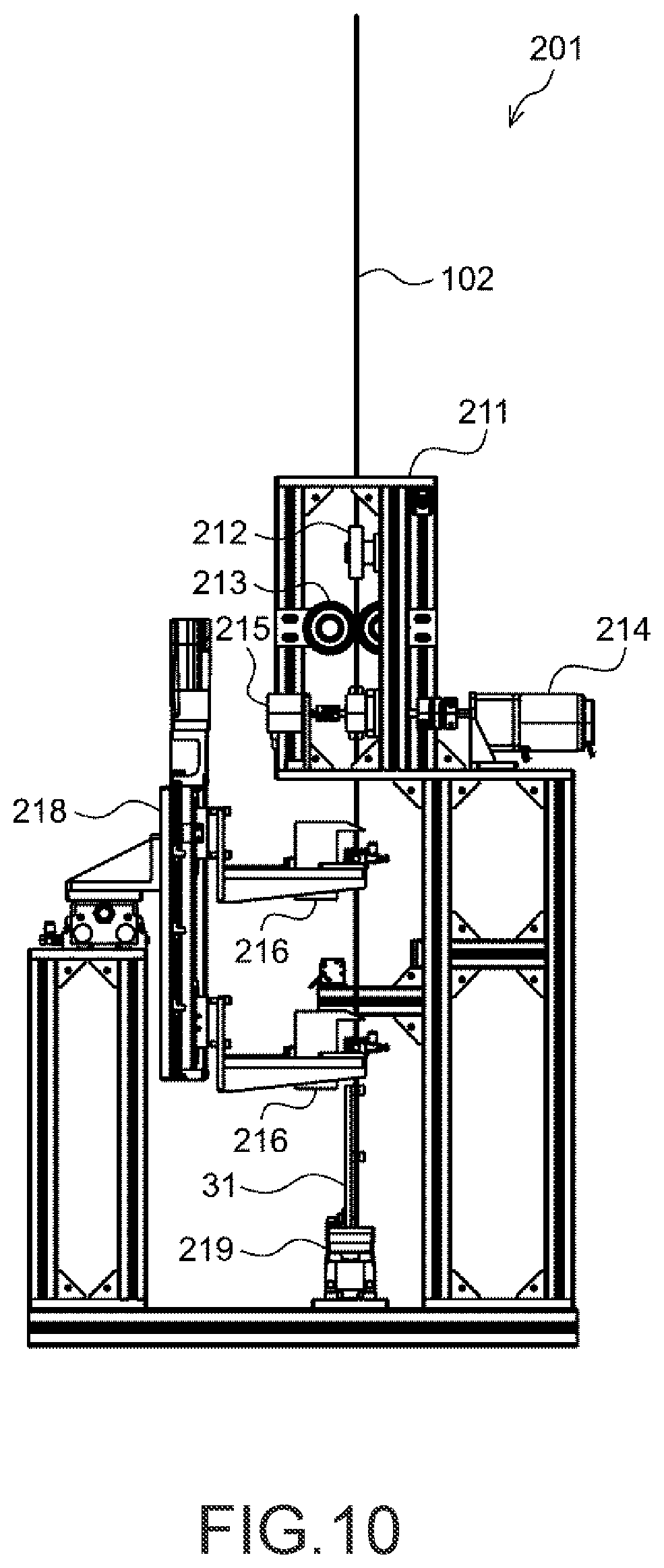 Patent US11787089 Figure 10 – Method of producing an optical member including an alignment of canes into a jig
