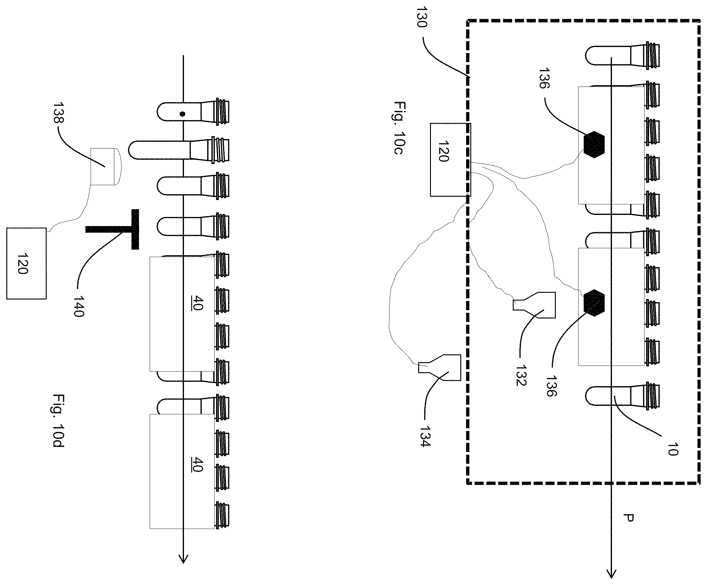 Patent US11787090 Figure 14 – Apparatus for heating plastic preforms with stationary applicator