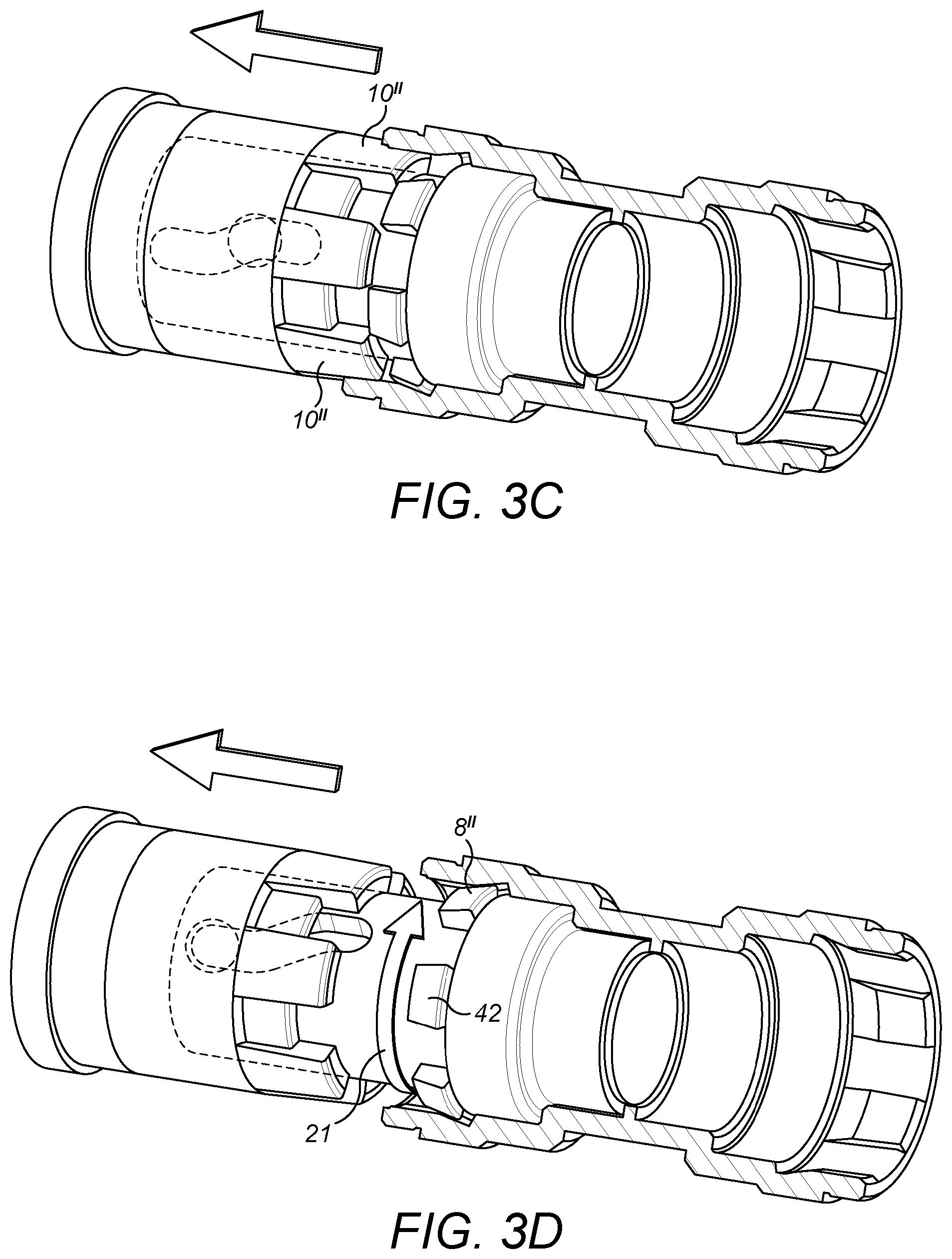 Patent US11787095 Figure 10 – Mold and method for molding a body or cap for a connector