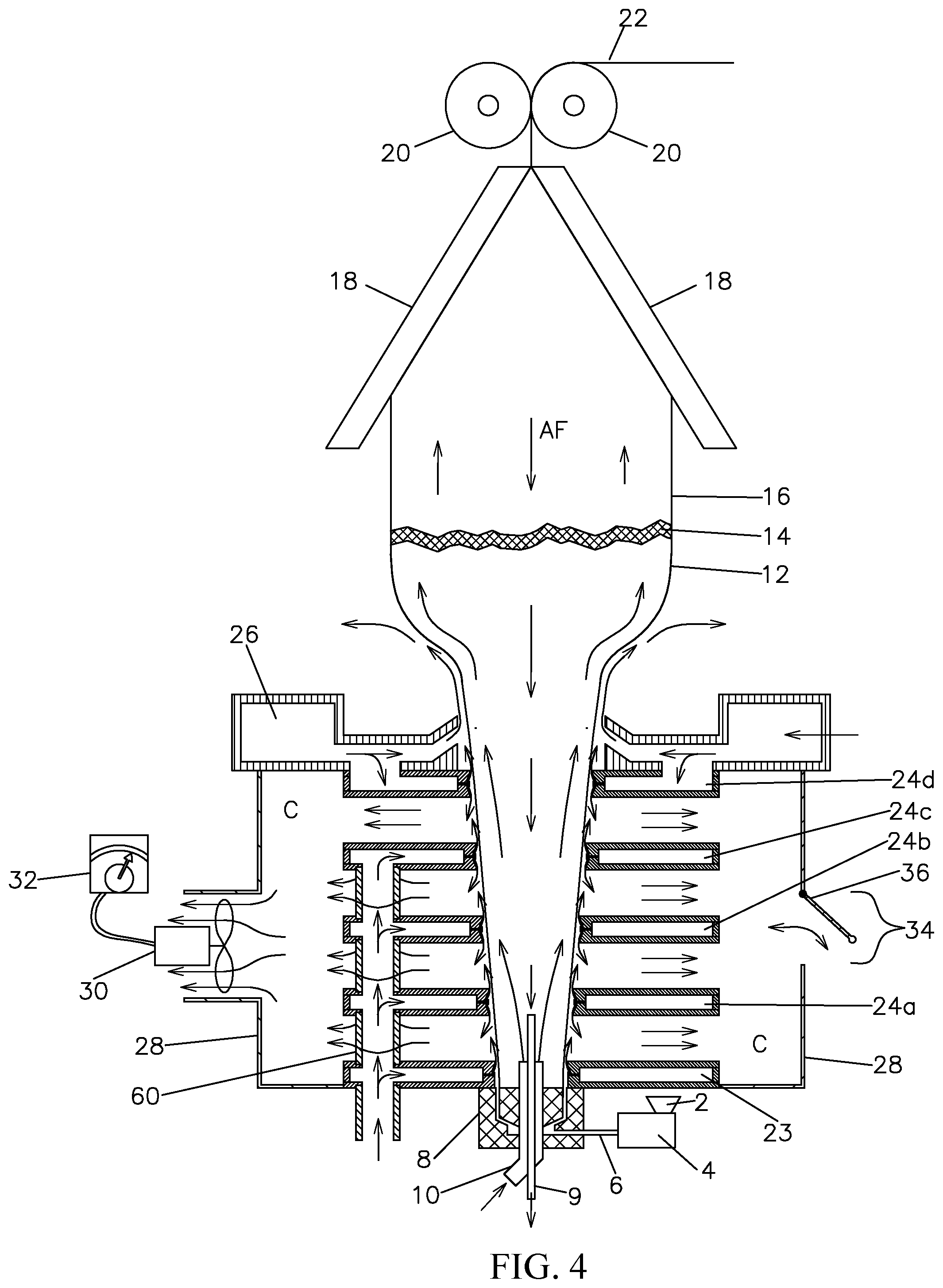 Patent US11787099 Figure 4 – High performance cooling system
