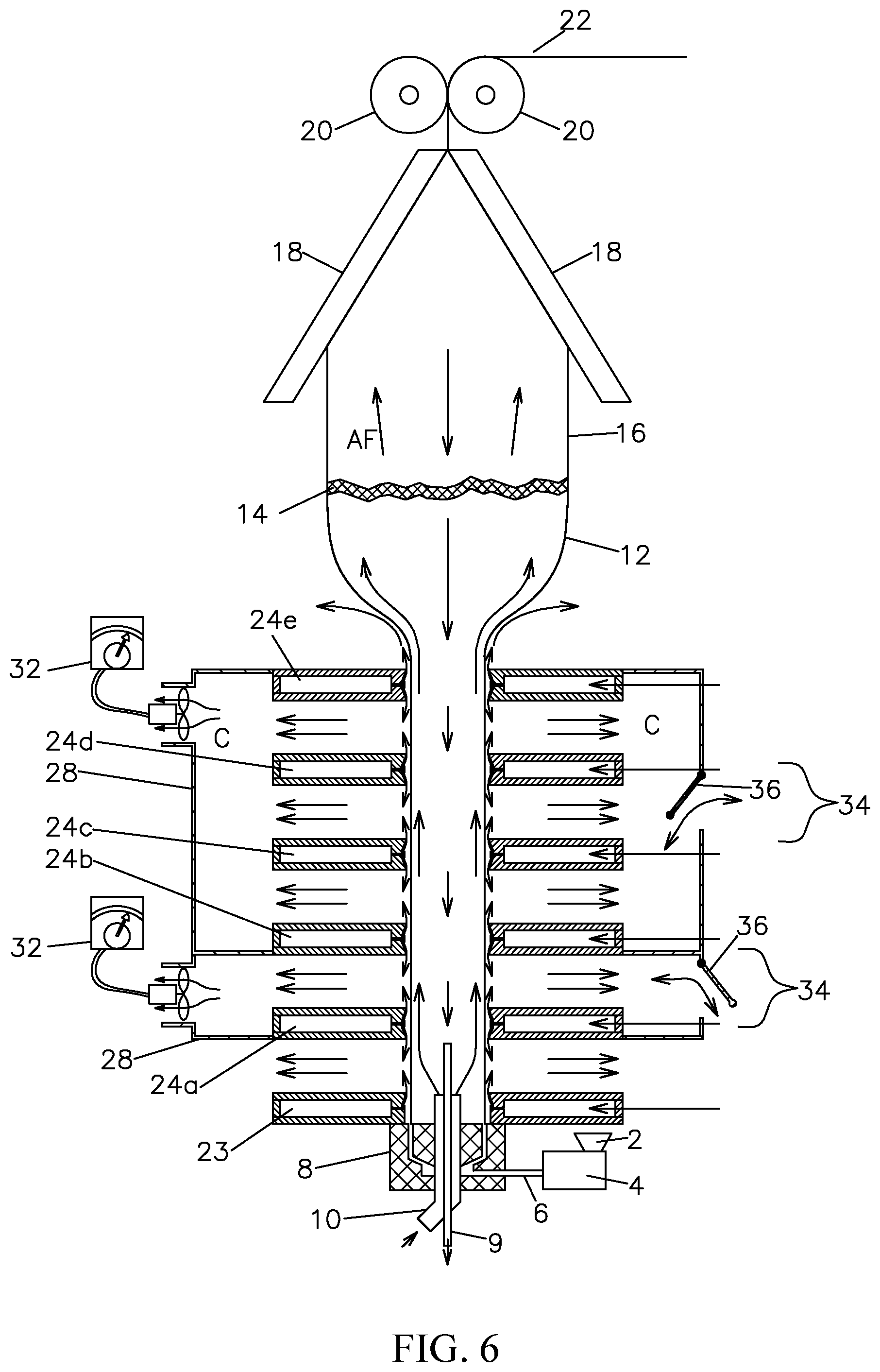 Patent US11787099 Figure 6 – High performance cooling system