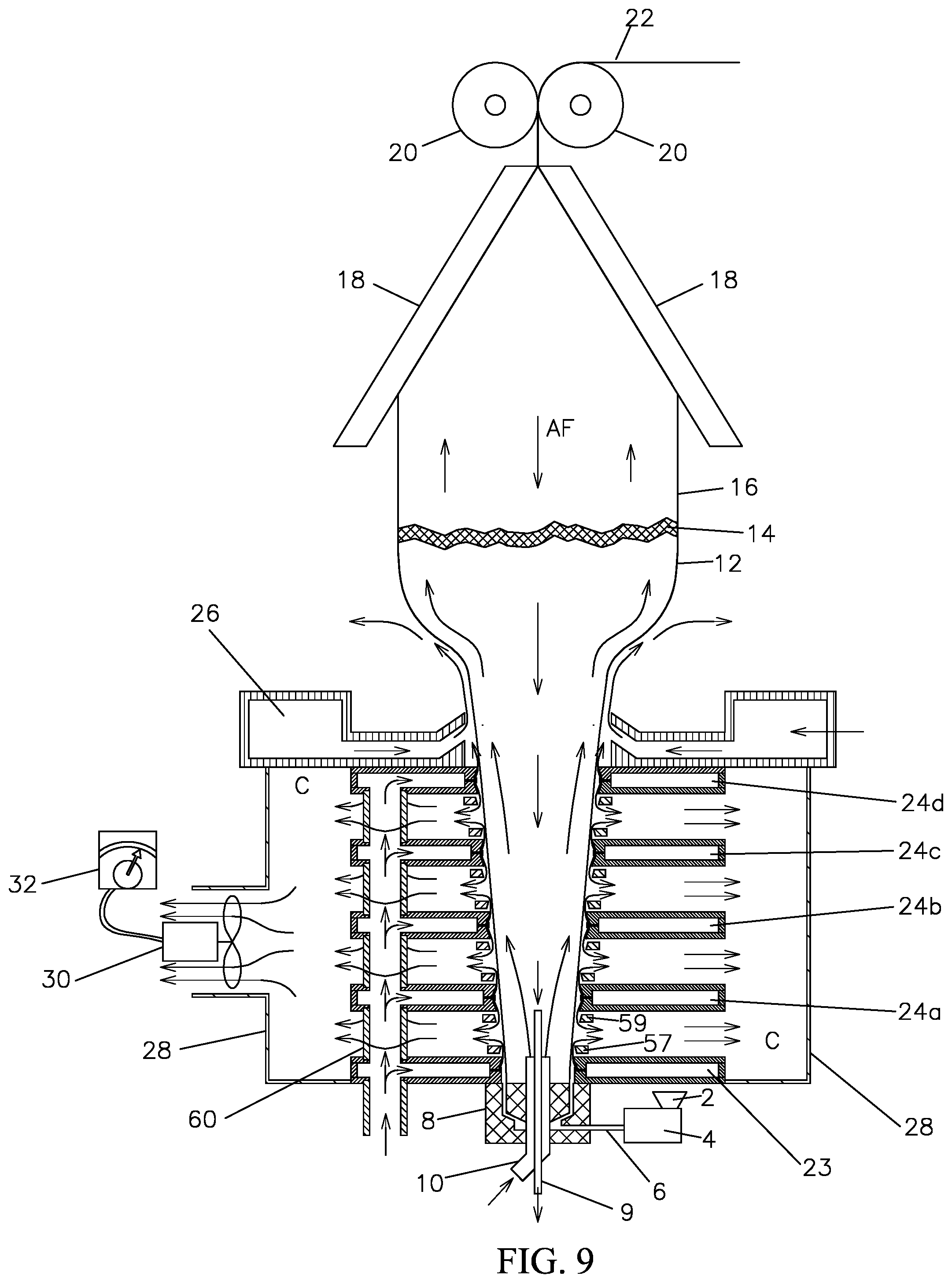 Patent US11787099 Figure 9 – High performance cooling system