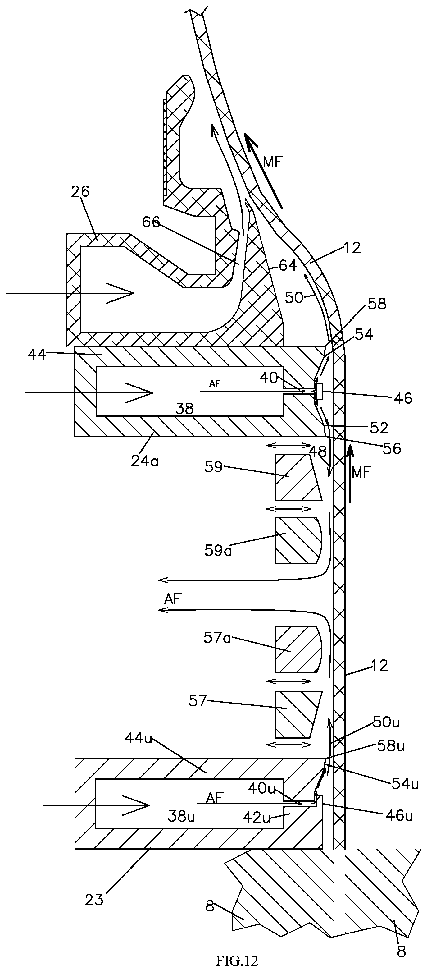 Patent US11787099 Figure 12 – High performance cooling system