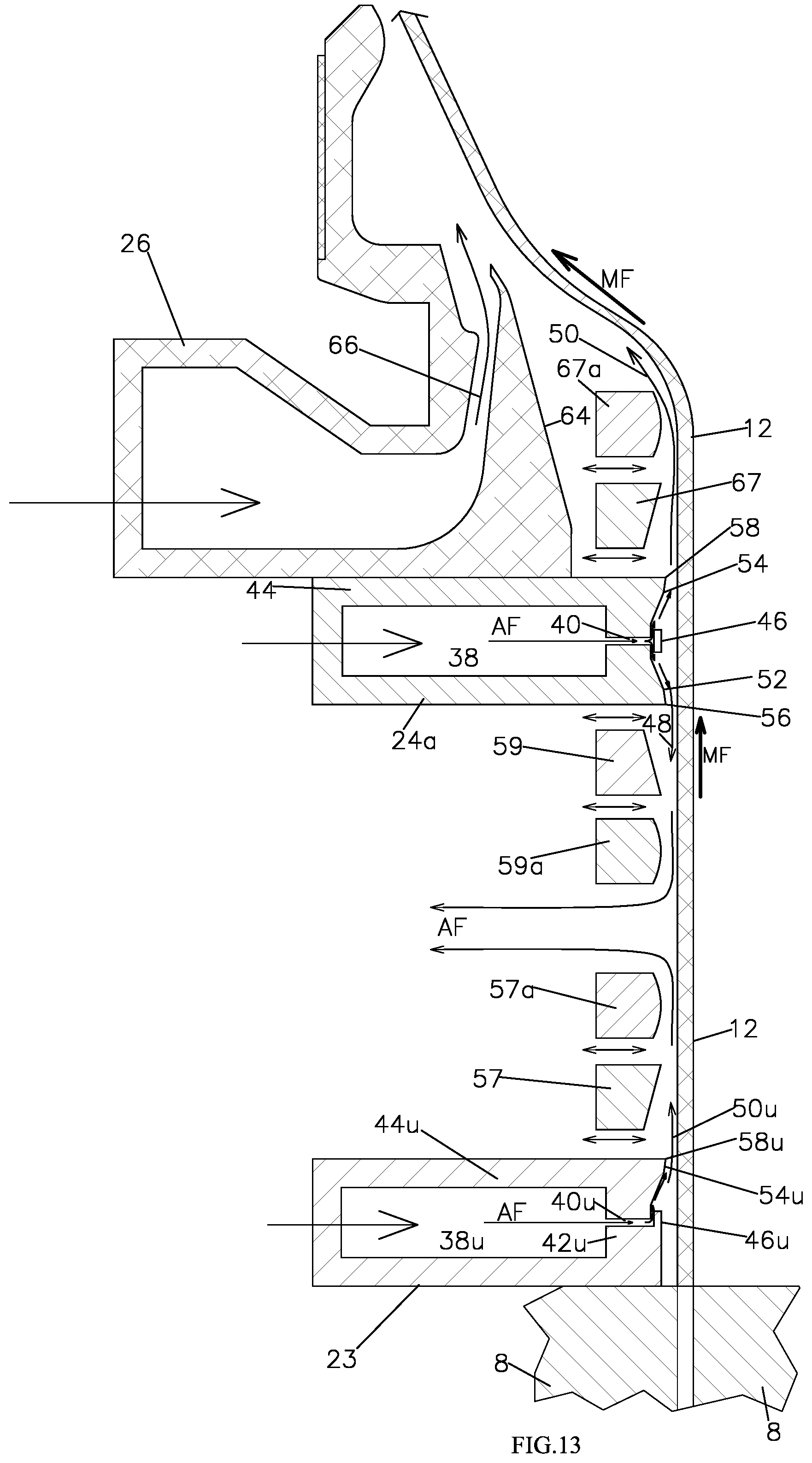 Patent US11787099 Figure 13 – High performance cooling system