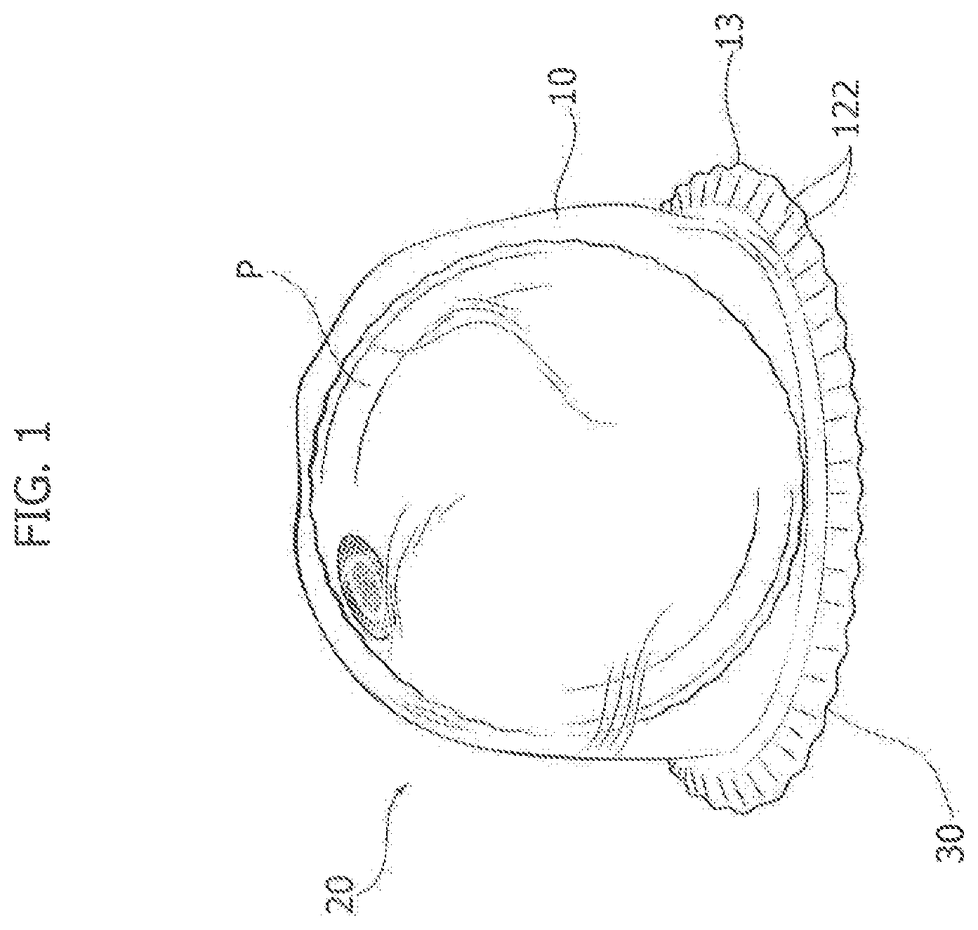Patent US11787100 — Process for making a package for foodstuff products — Figure 1