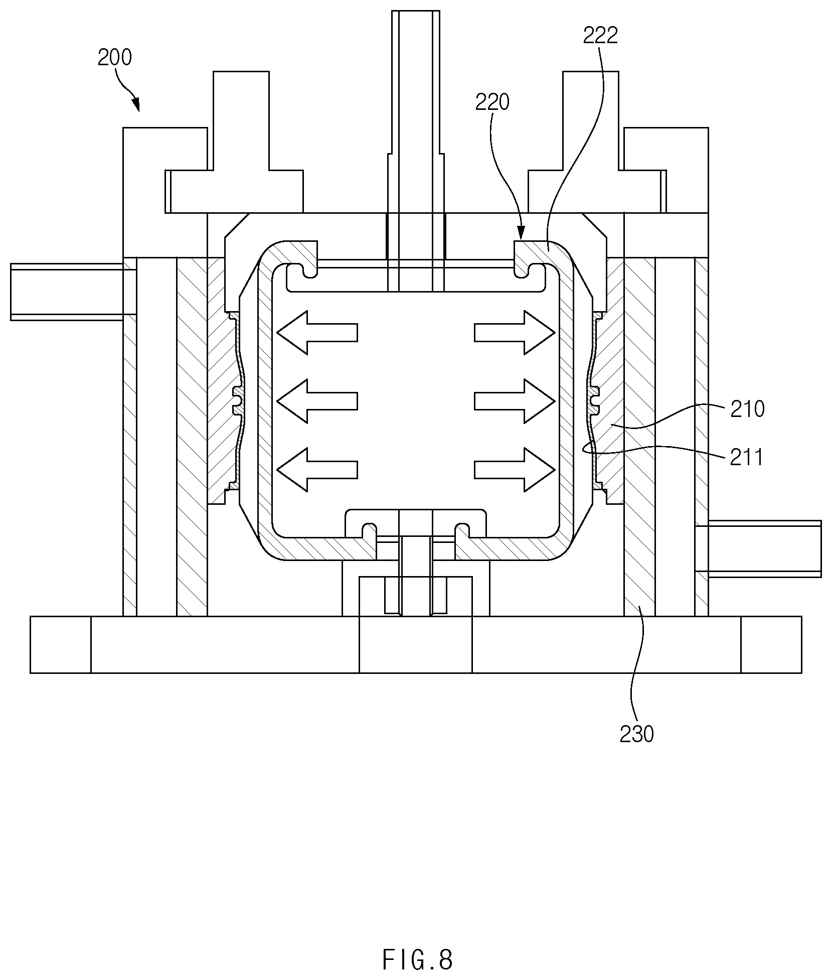 Patent US11787102 Figure 8 – Coupler for air suspension and apparatus and method for manufacturing the same