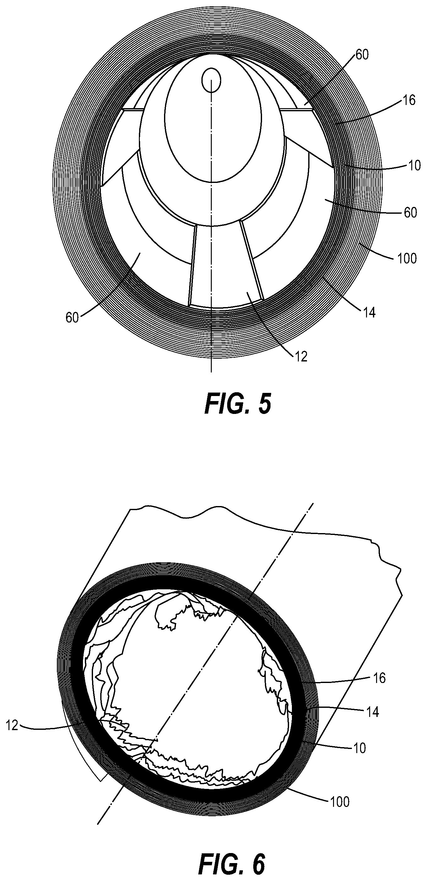 Patent US11787103 Figure 4 – Core with improved chuck interaction