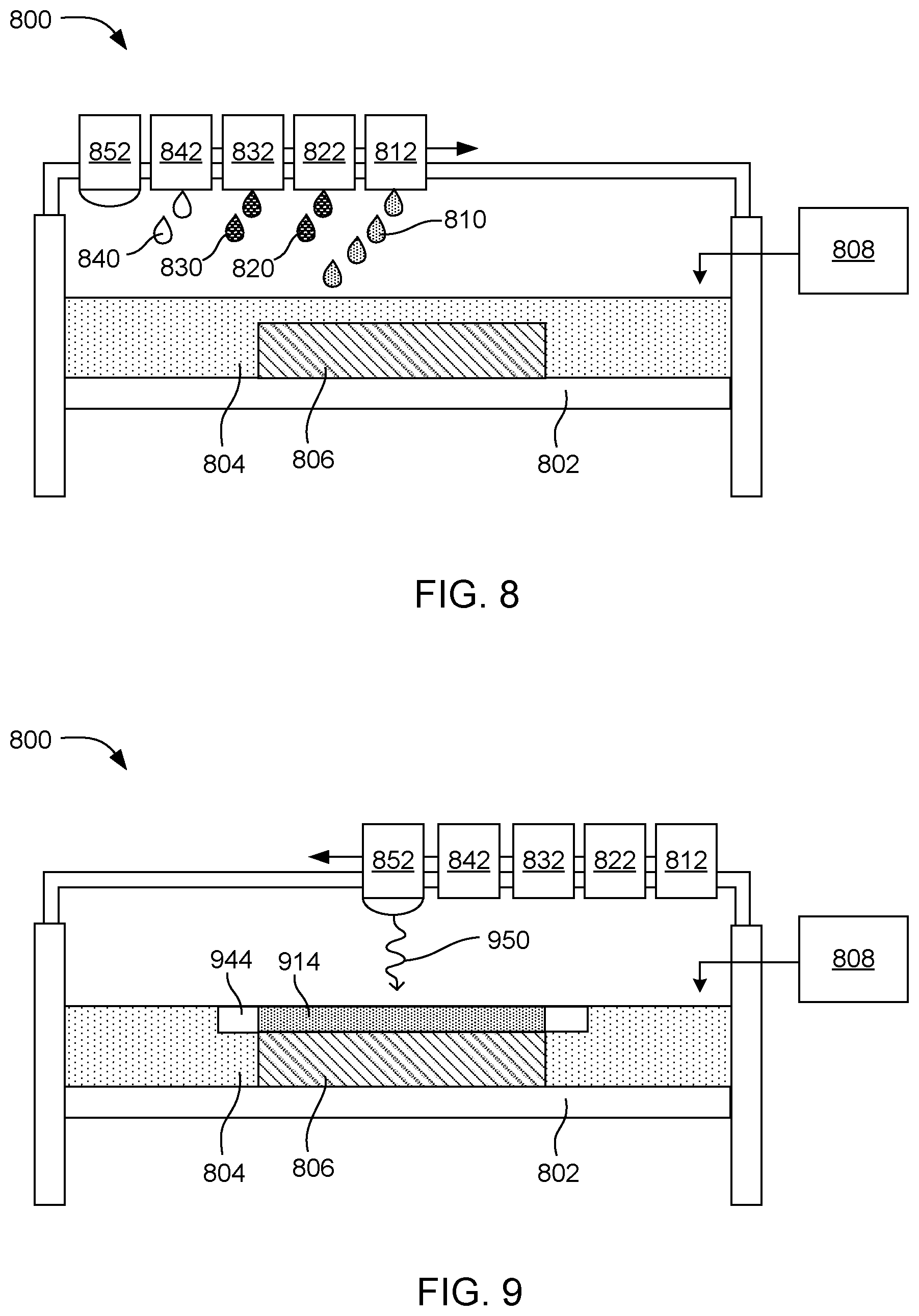 Patent US11787110 Figure 5 – Three-dimensional printing with epoxy and amine compounds