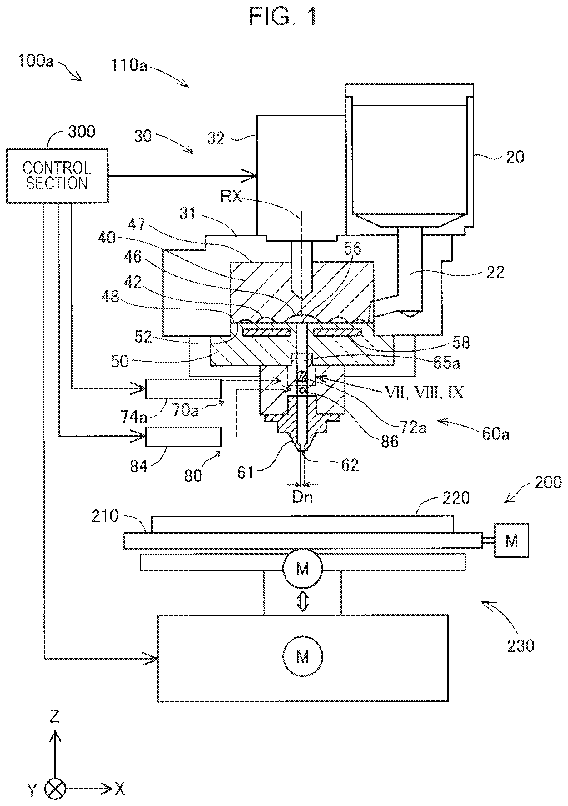 Patent US11787111 Figure 1 – Shaping material supply device and three-dimensional shaping apparatus