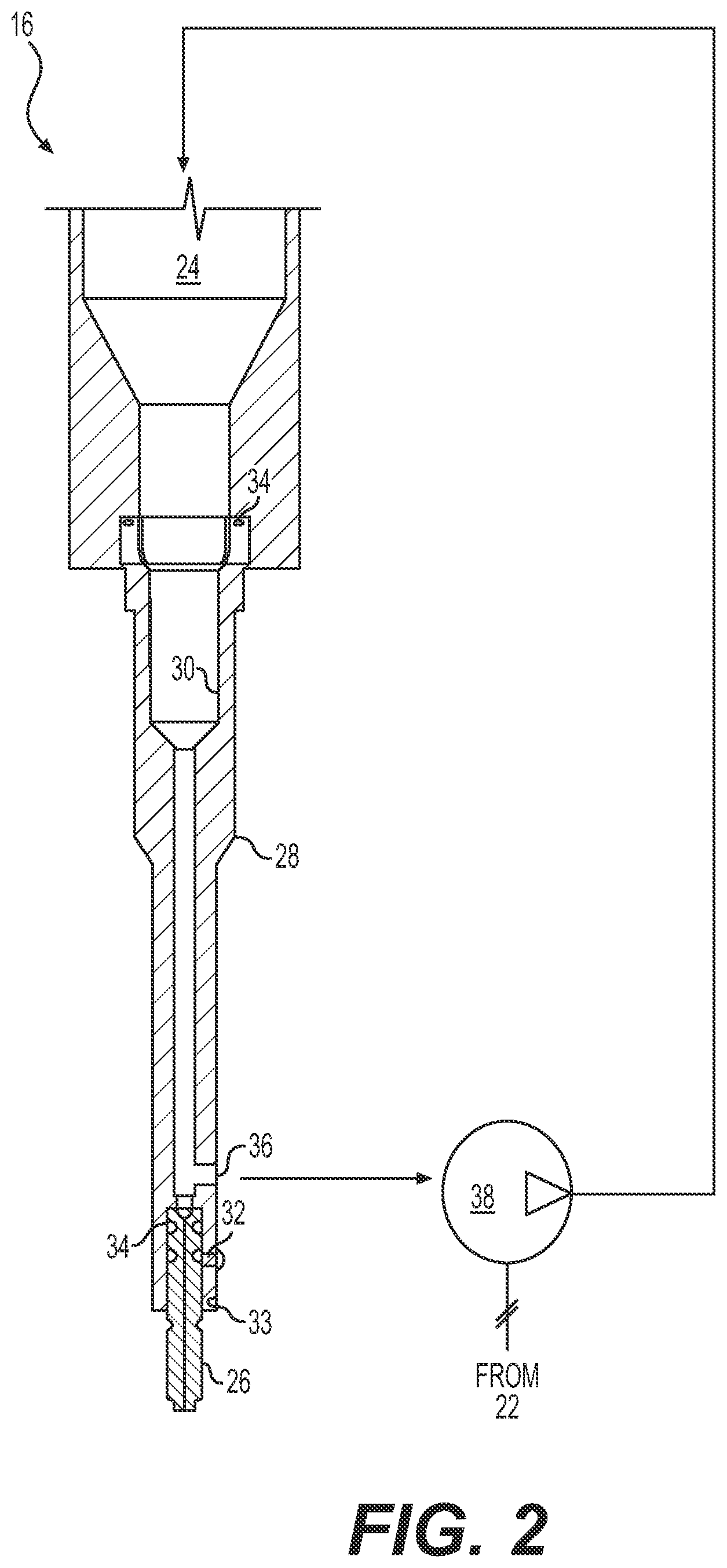 Patent US11787112 Figure 2 – System for additively manufacturing composite structures