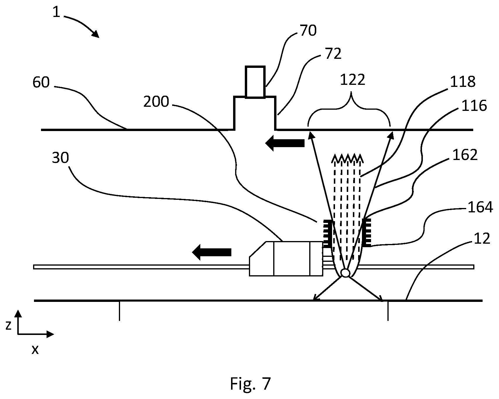 Patent US11787116 Figure 9 – Infrared radiation deflector for apparatus for the layer-by-layer formation of three-dimensional objects