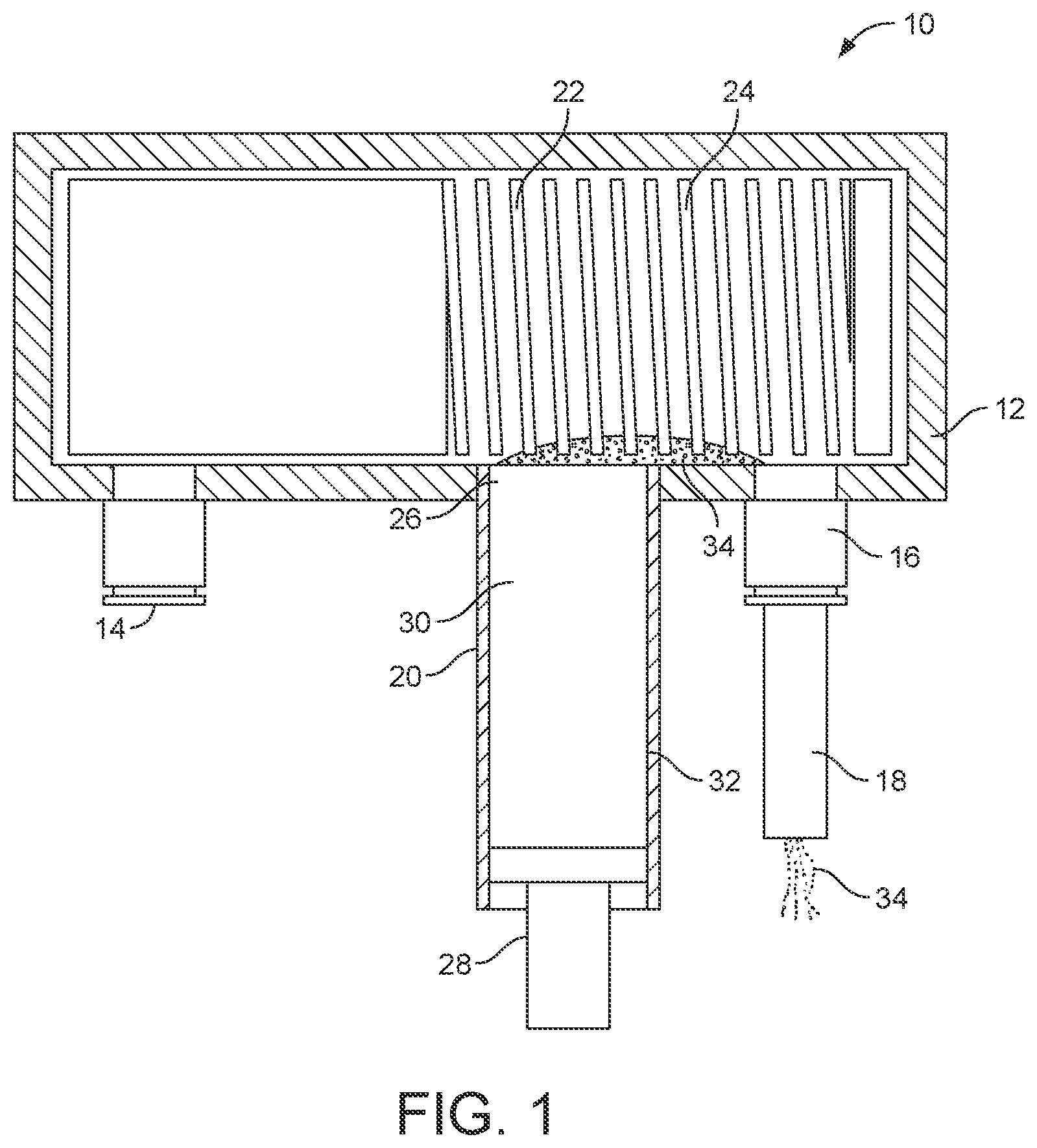 Patent US11787119 Figure 1 – Powder feeder