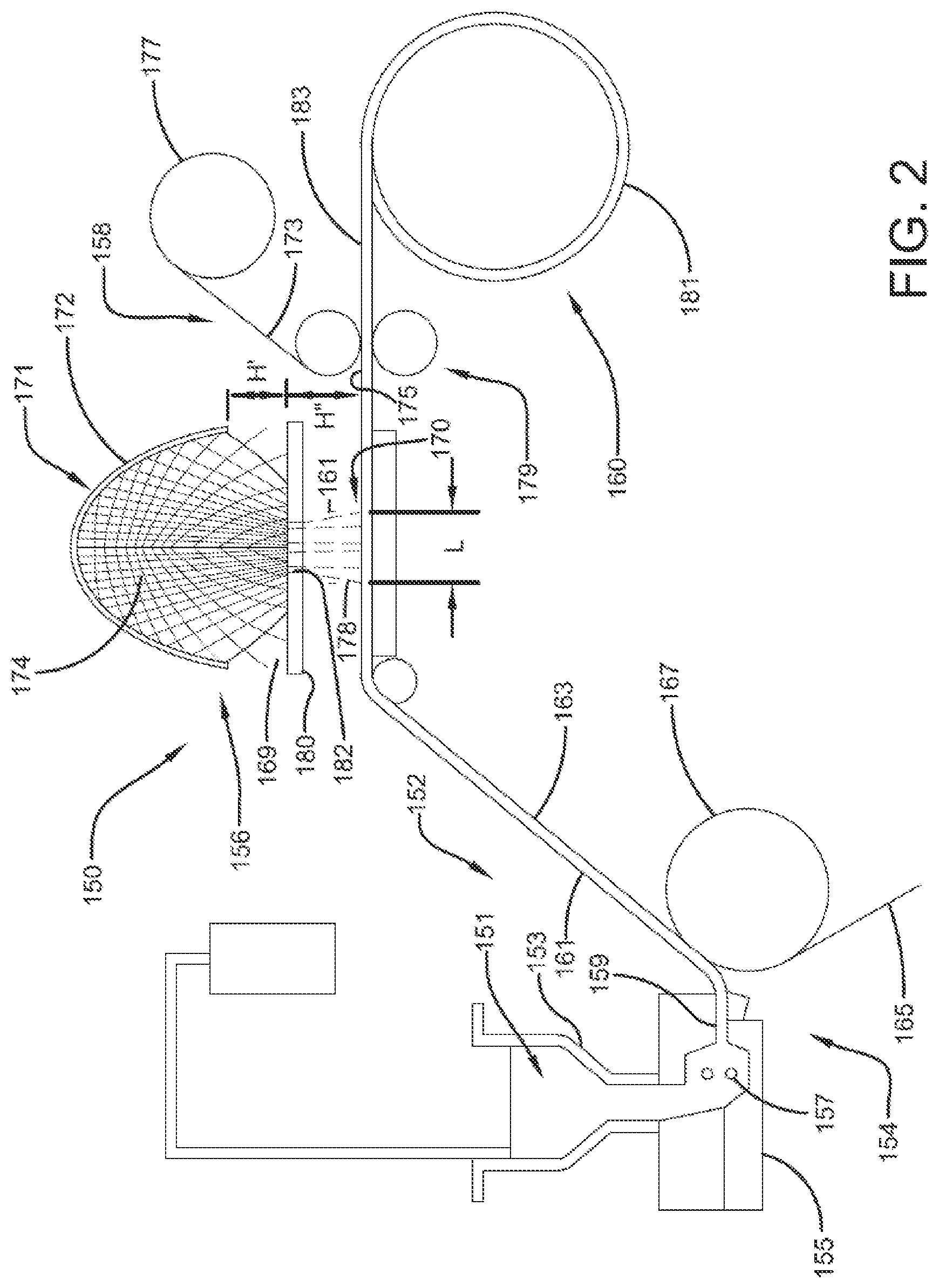 Patent US11787124 Figure 2 – Process for preparing construction articles with cured pressure-sensitive adhesives