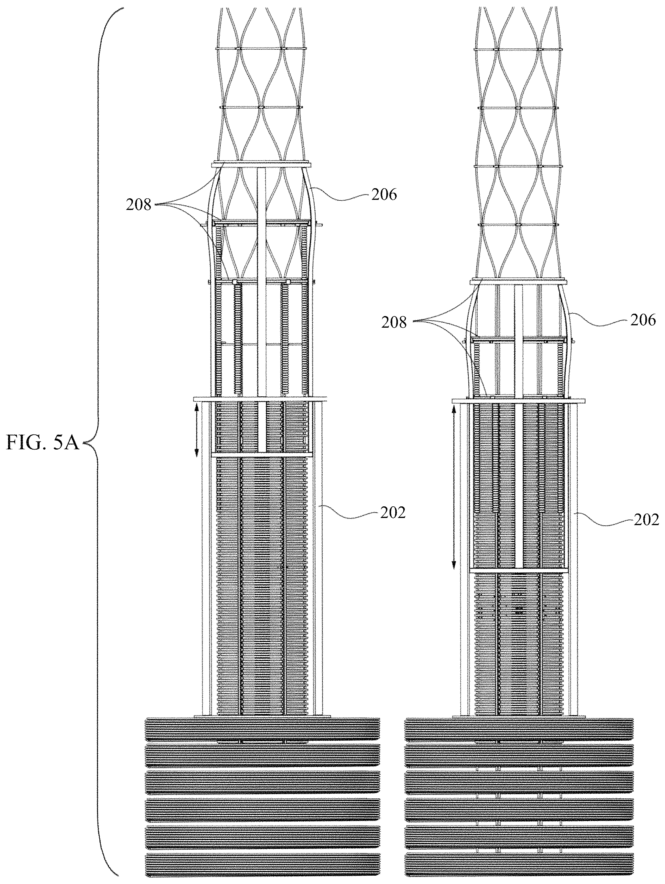 Patent US11787130 Figure 10 – Mechanical systems to assemble or deploy pre-stressed structures